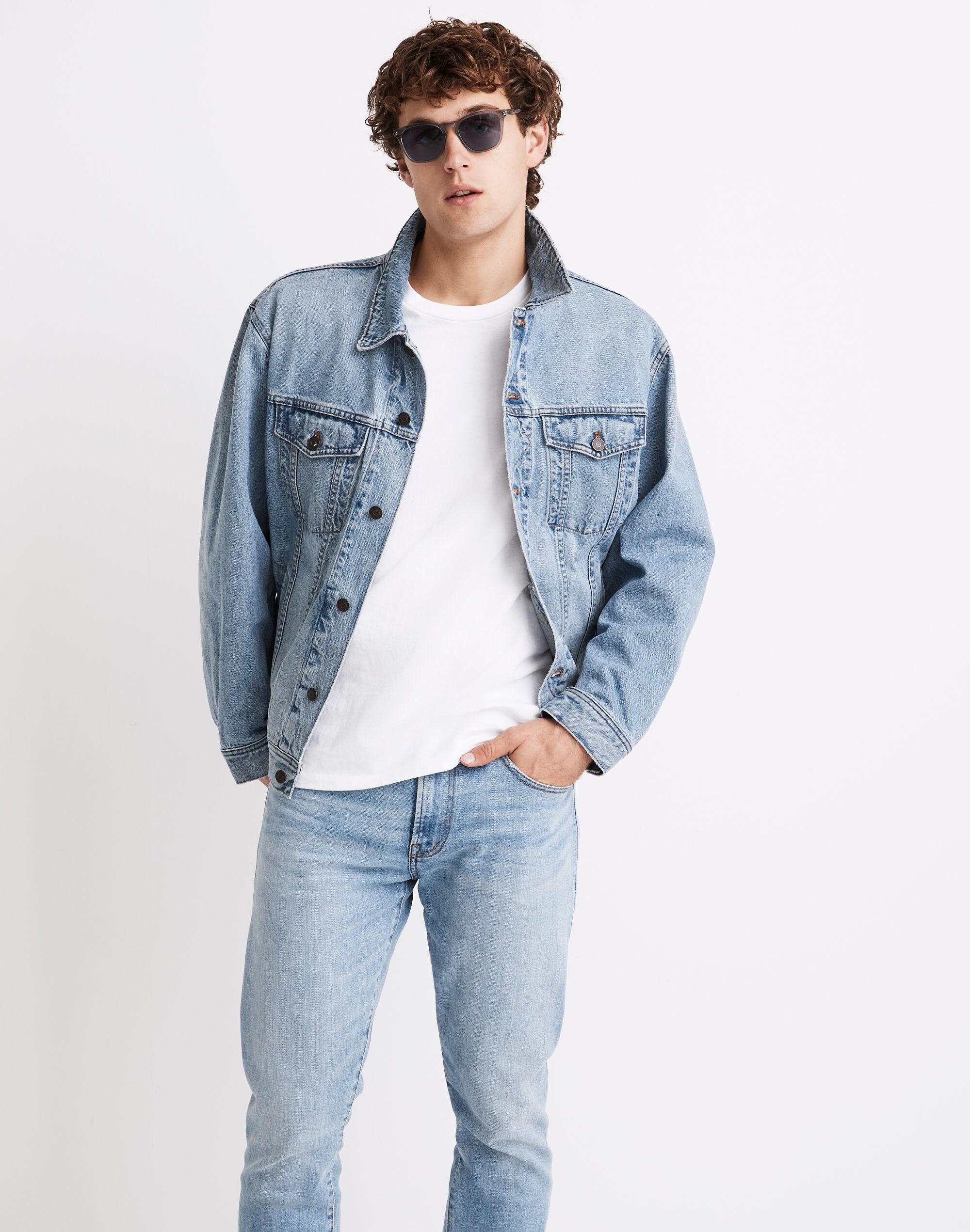 Oversized Jean Jacket in Medway Wash