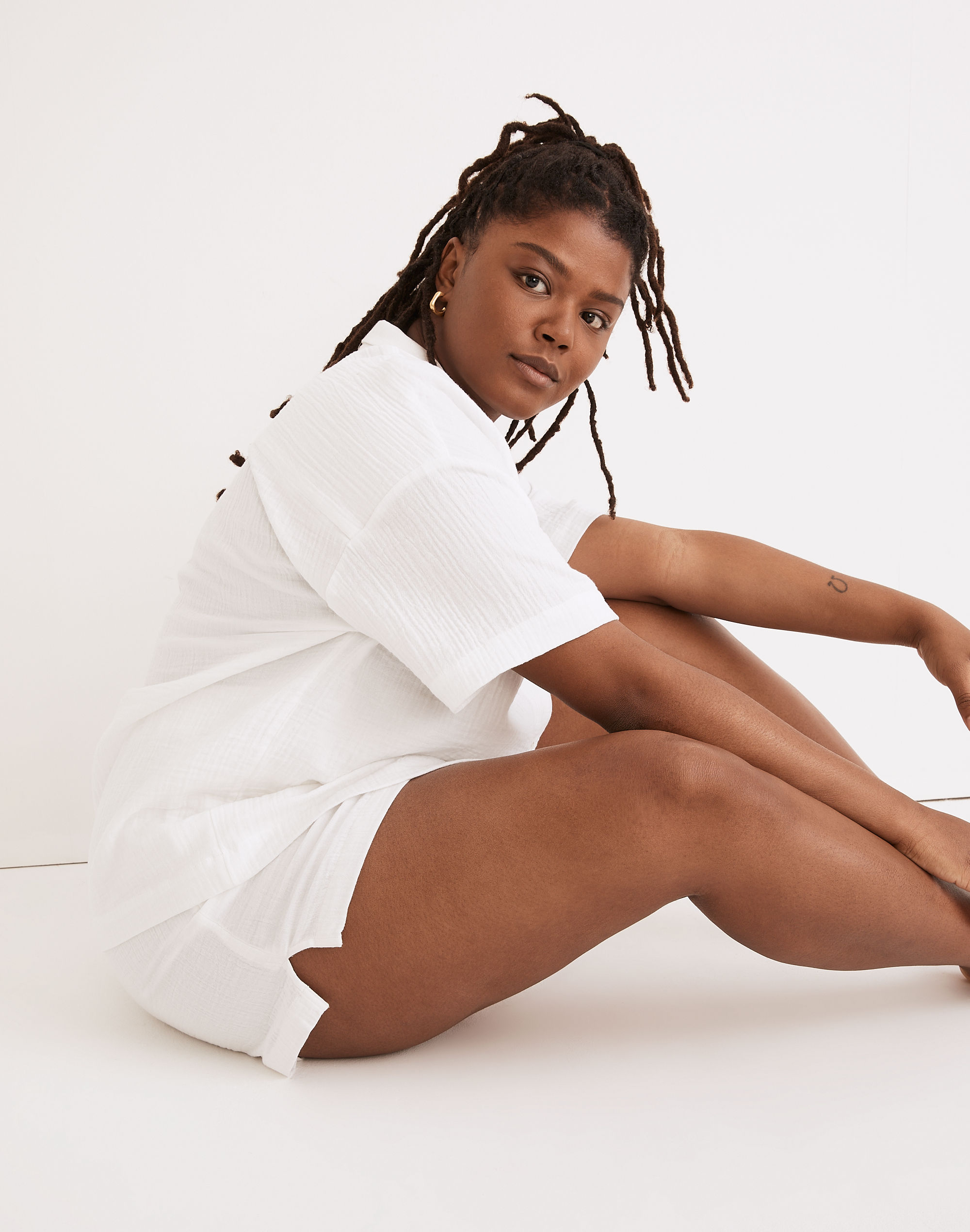 Lightestspun Oversized Short Pajama Set