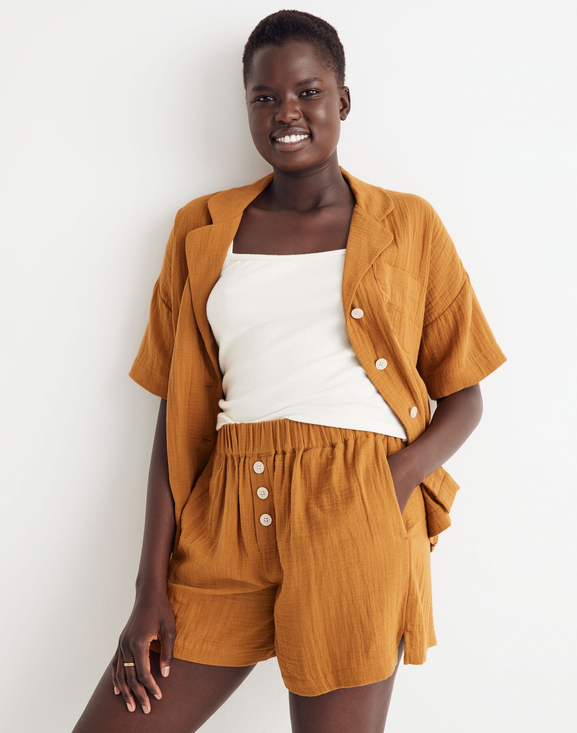 Lightestspun Oversized Short Pajama Set