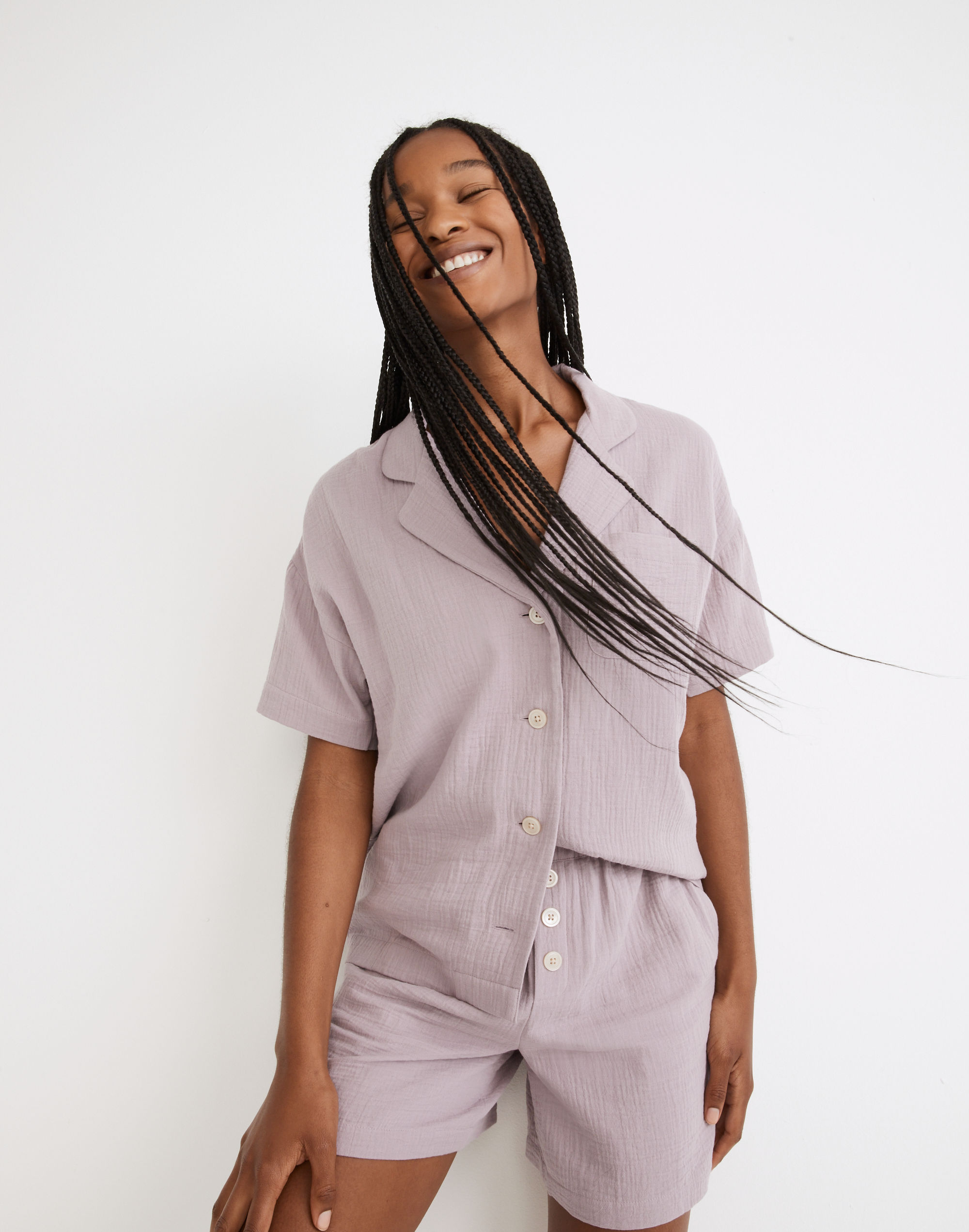 Lightestspun Oversized Short Pajama Set