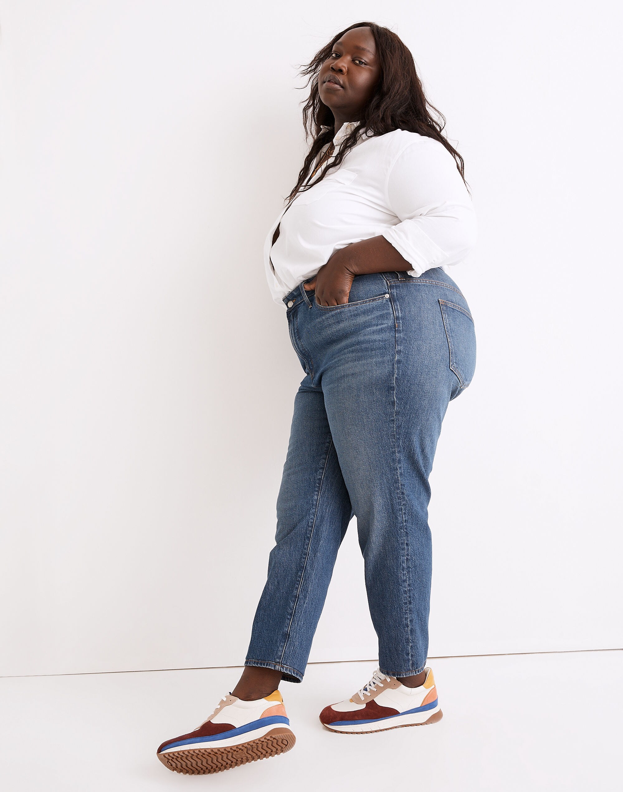 The Plus Perfect Vintage Jean in Drayton Wash