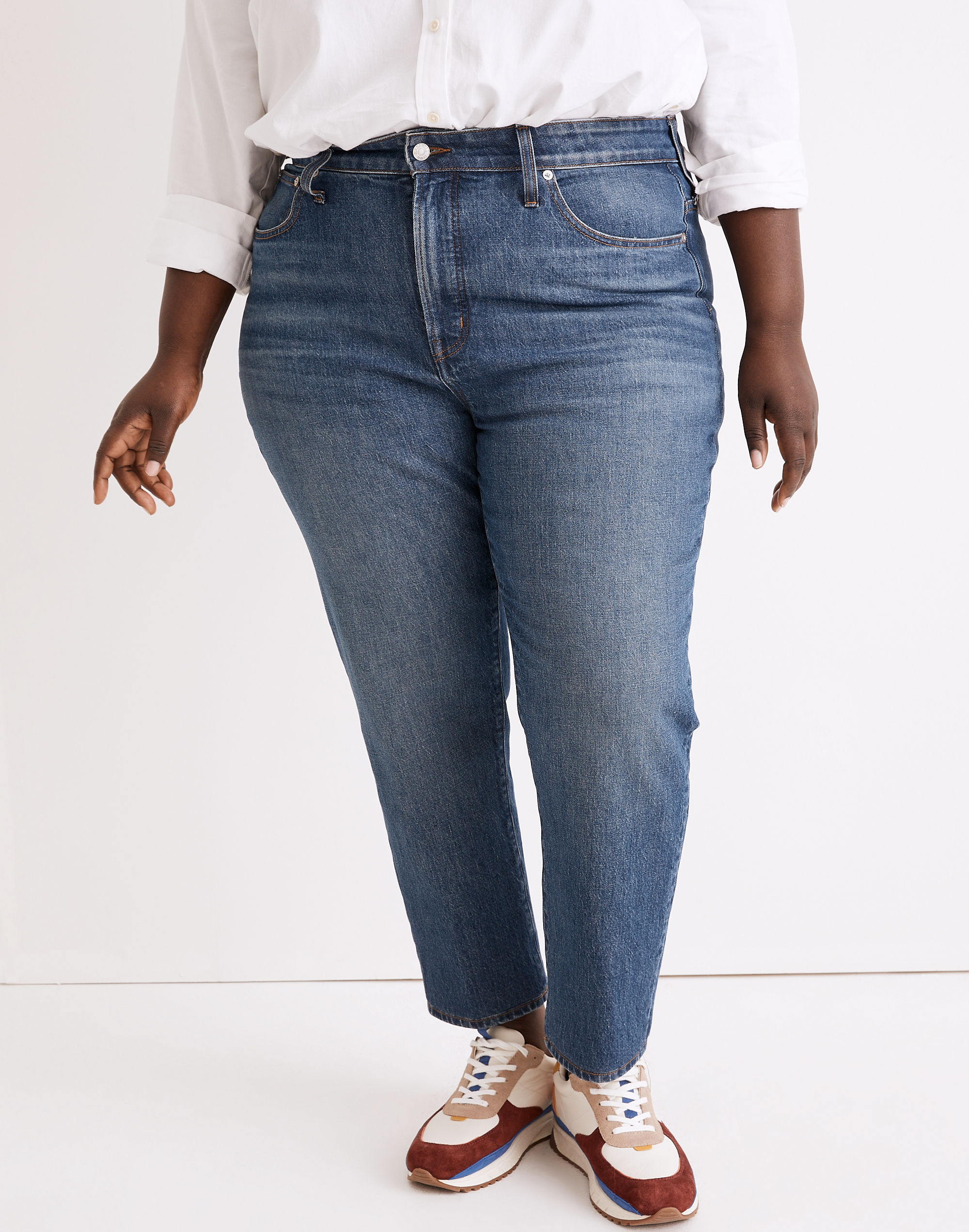 The Plus Perfect Vintage Jean in Drayton Wash