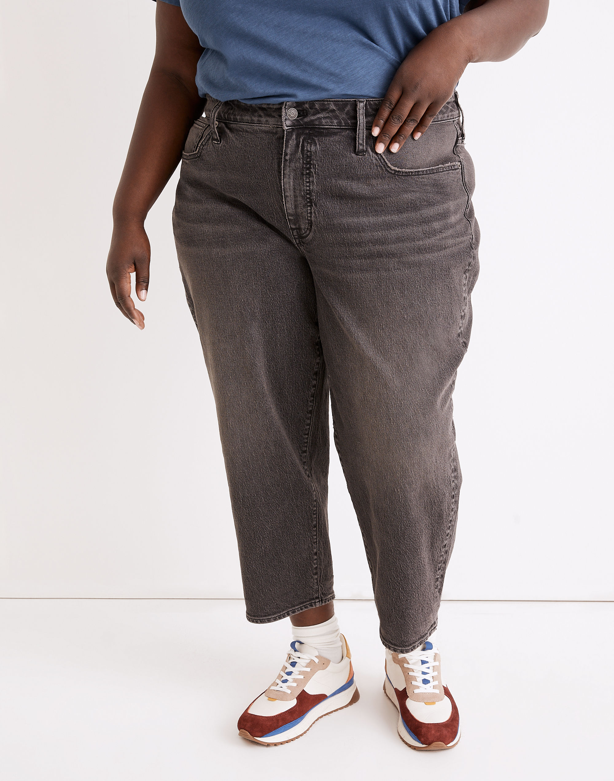 Plus Balloon Jeans in Brunswick Wash