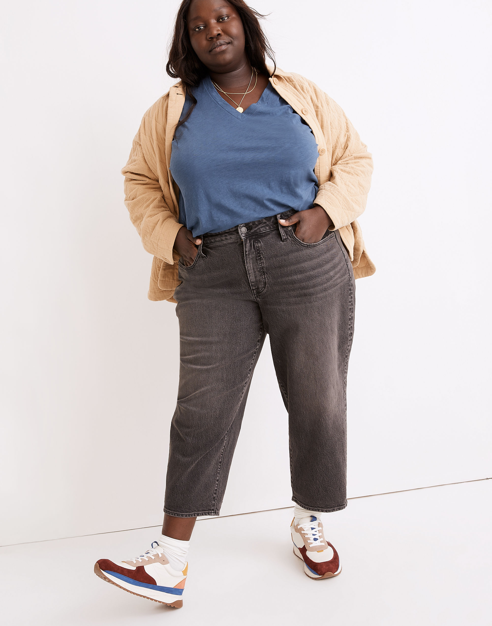 Plus Balloon Jeans in Brunswick Wash