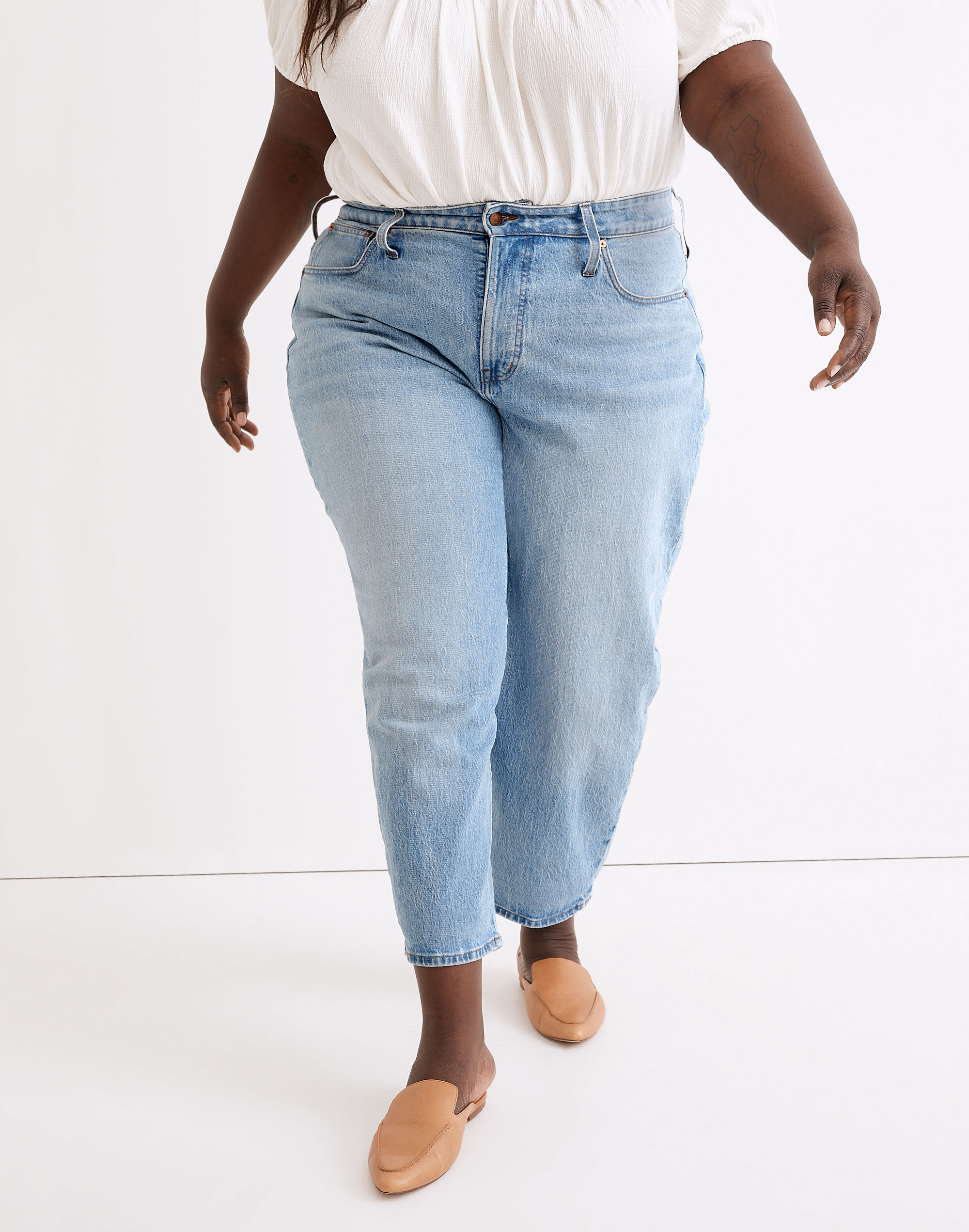 Plus Balloon Jeans in Whistler Wash