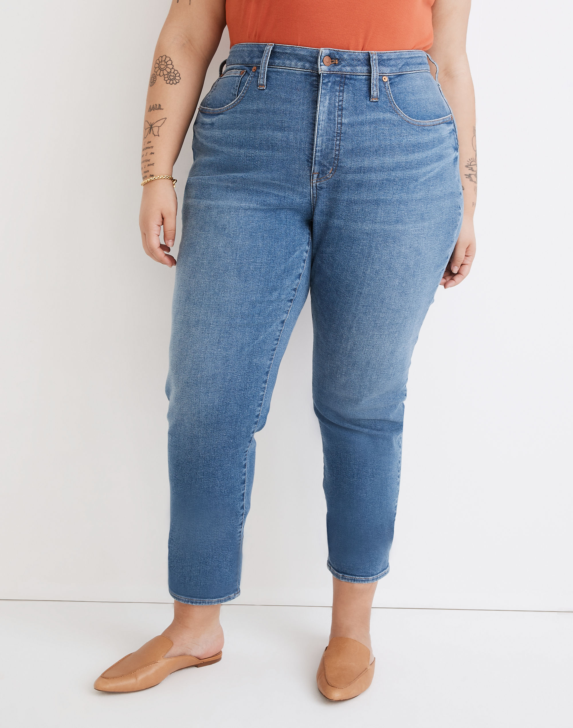 The Plus Curvy Perfect Vintage Jean in Finney Wash