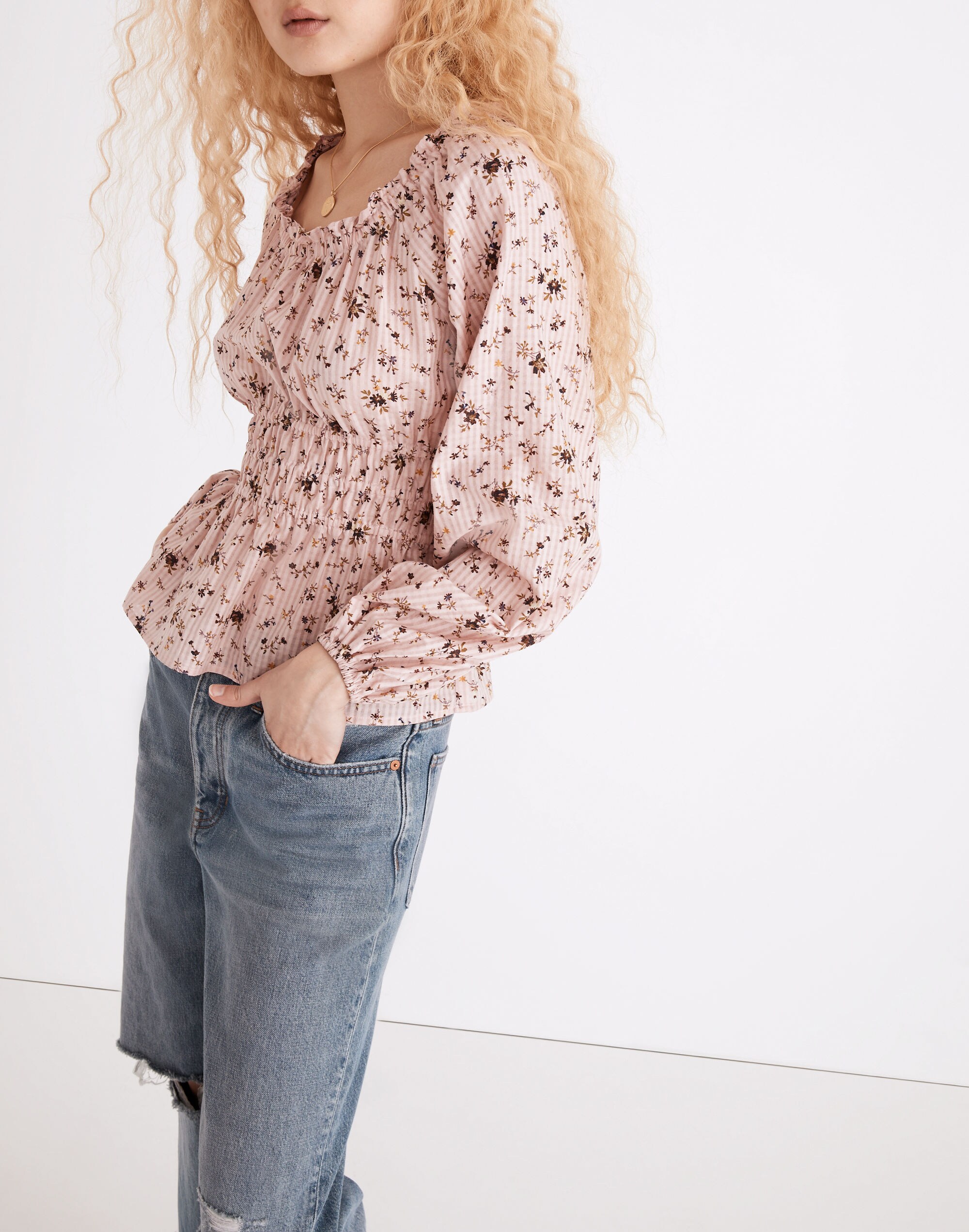 Sophia Top in Bouquet Floral