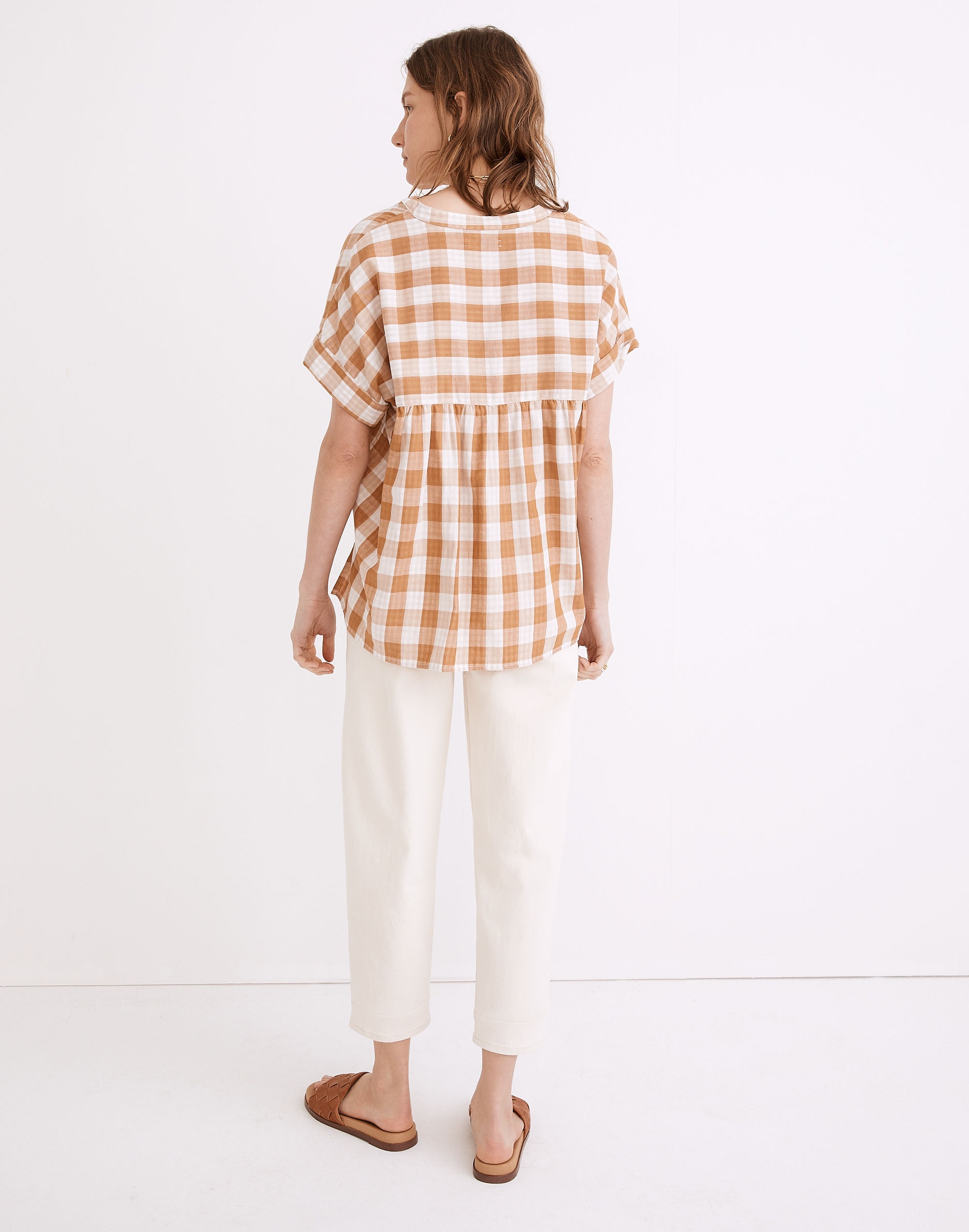 Lakeline Popover Shirt in Double-Faced Gingham | Madewell