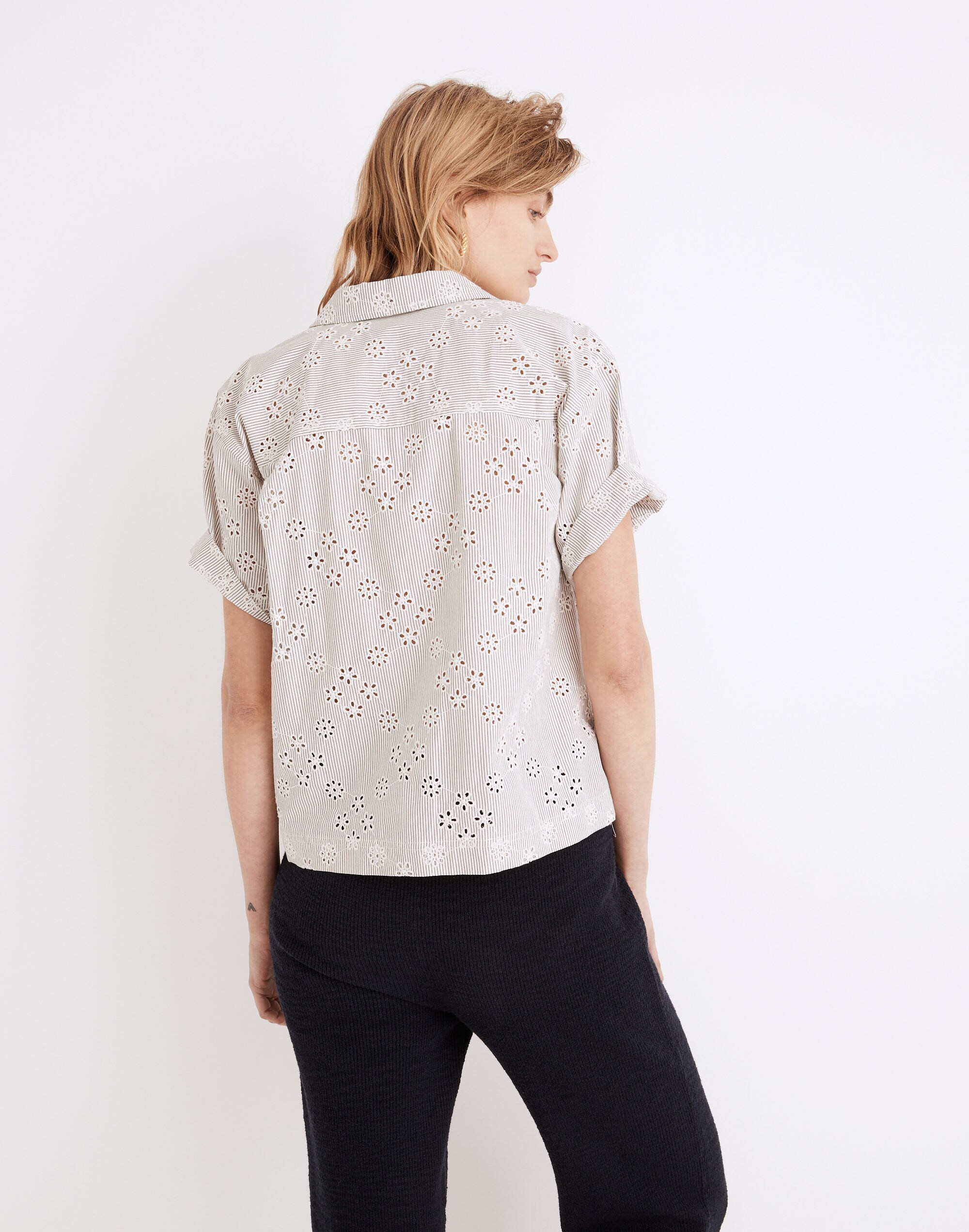 Eyelet Piedmont Camp Shirt