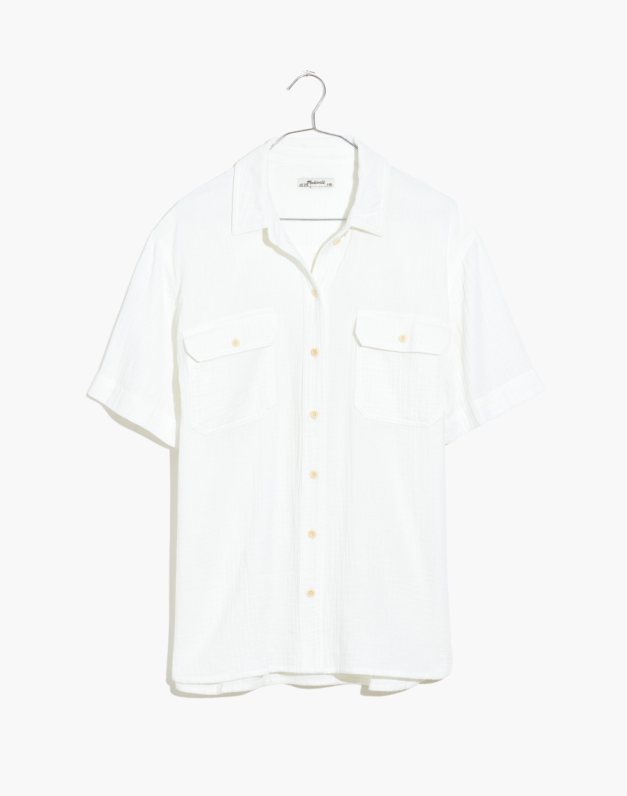 Lightspun Short-Sleeve Flap-Pocket Shirt