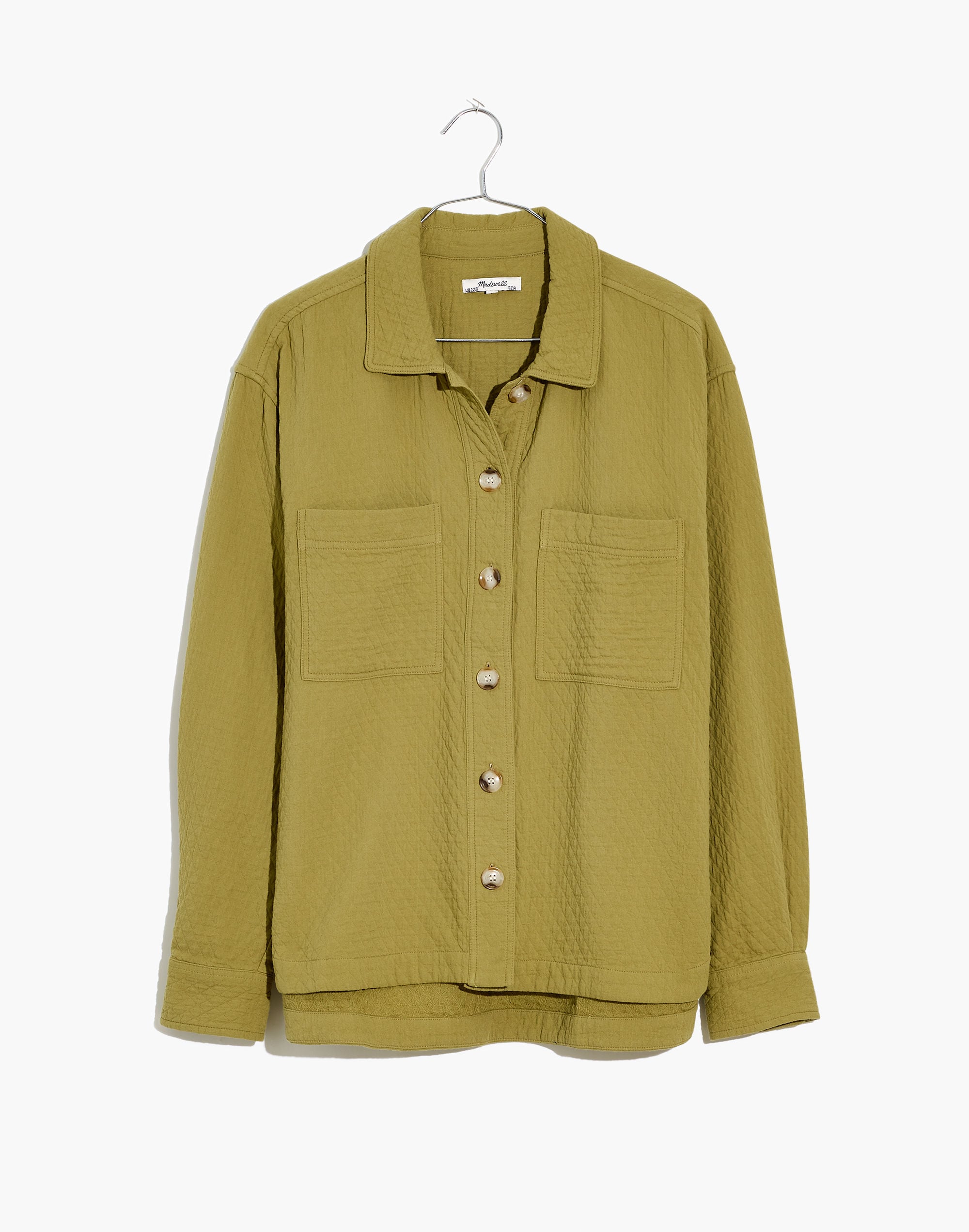 Diamond Jacquard Shirt-Jacket