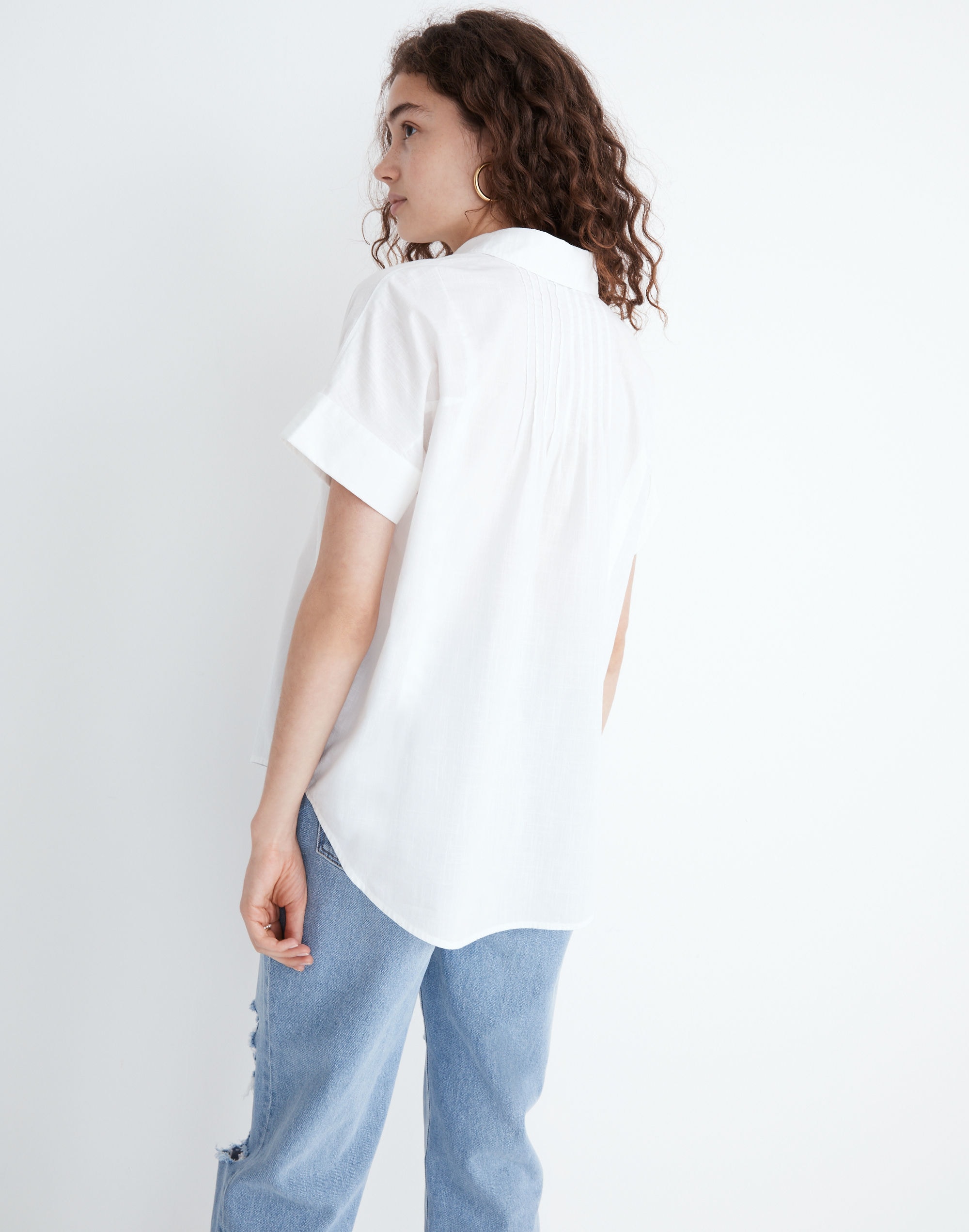 Courier Pintuck-Back Shirt