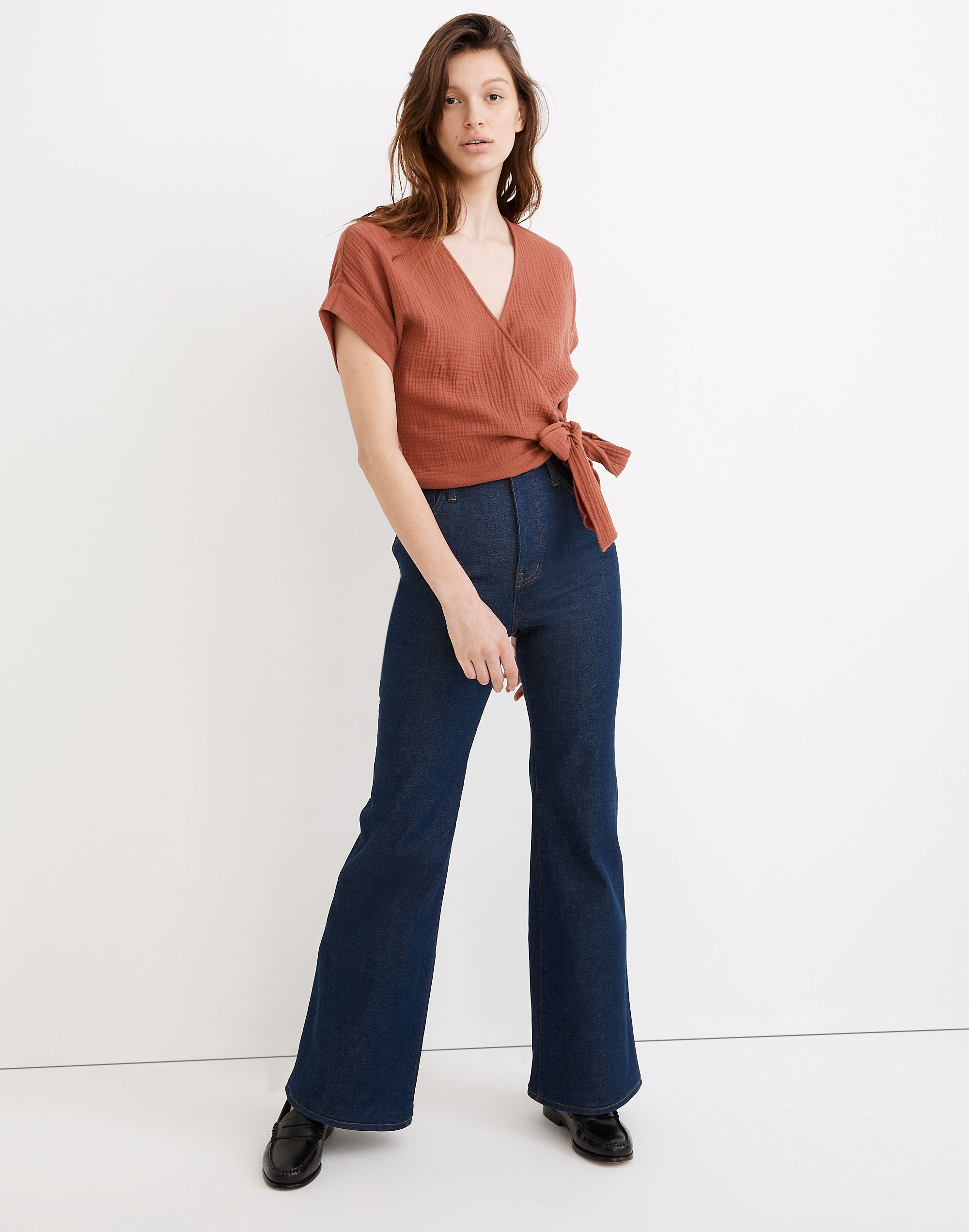 lightspun wrap top