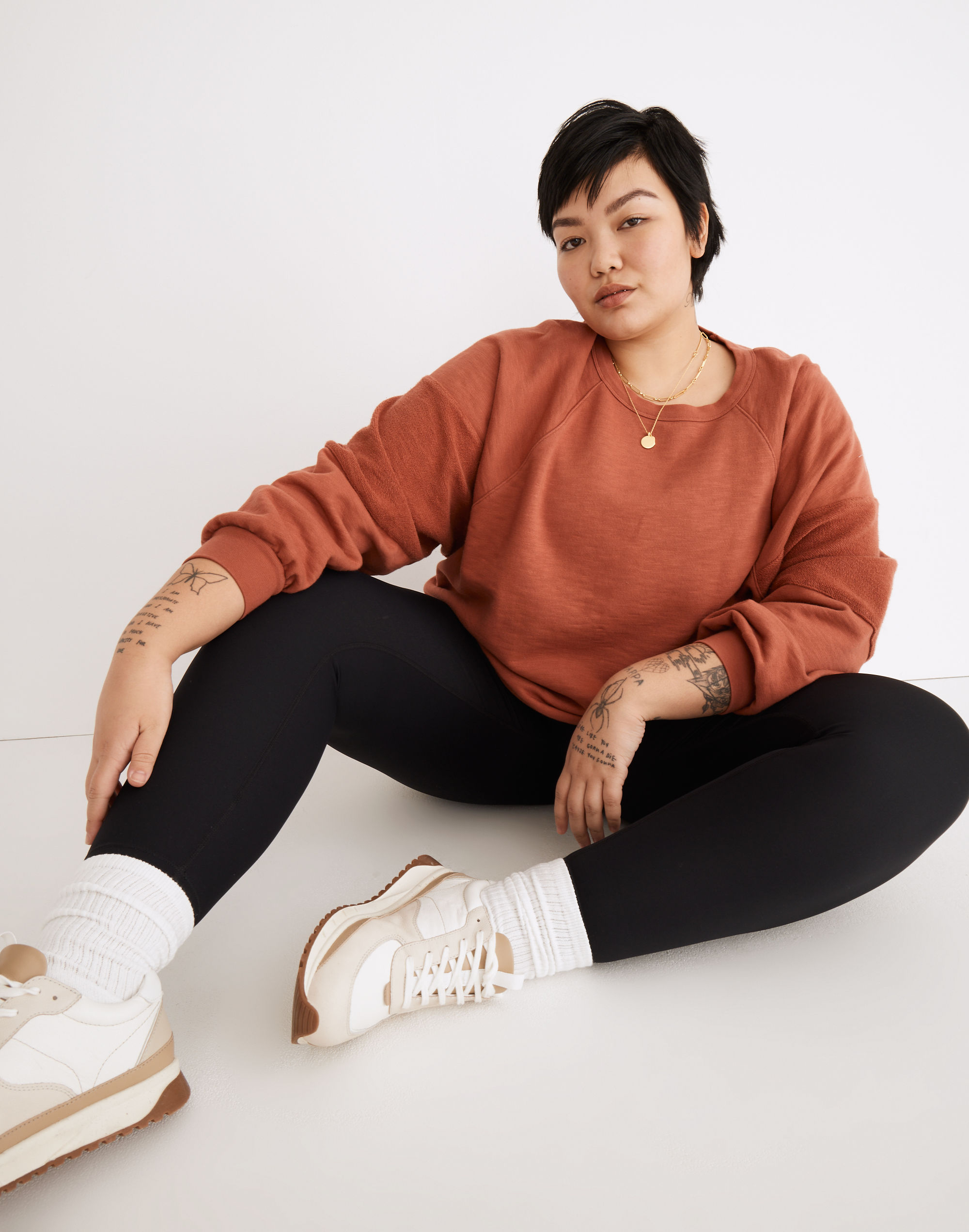 Plus MWL Oversized Raglan Sweatshirt