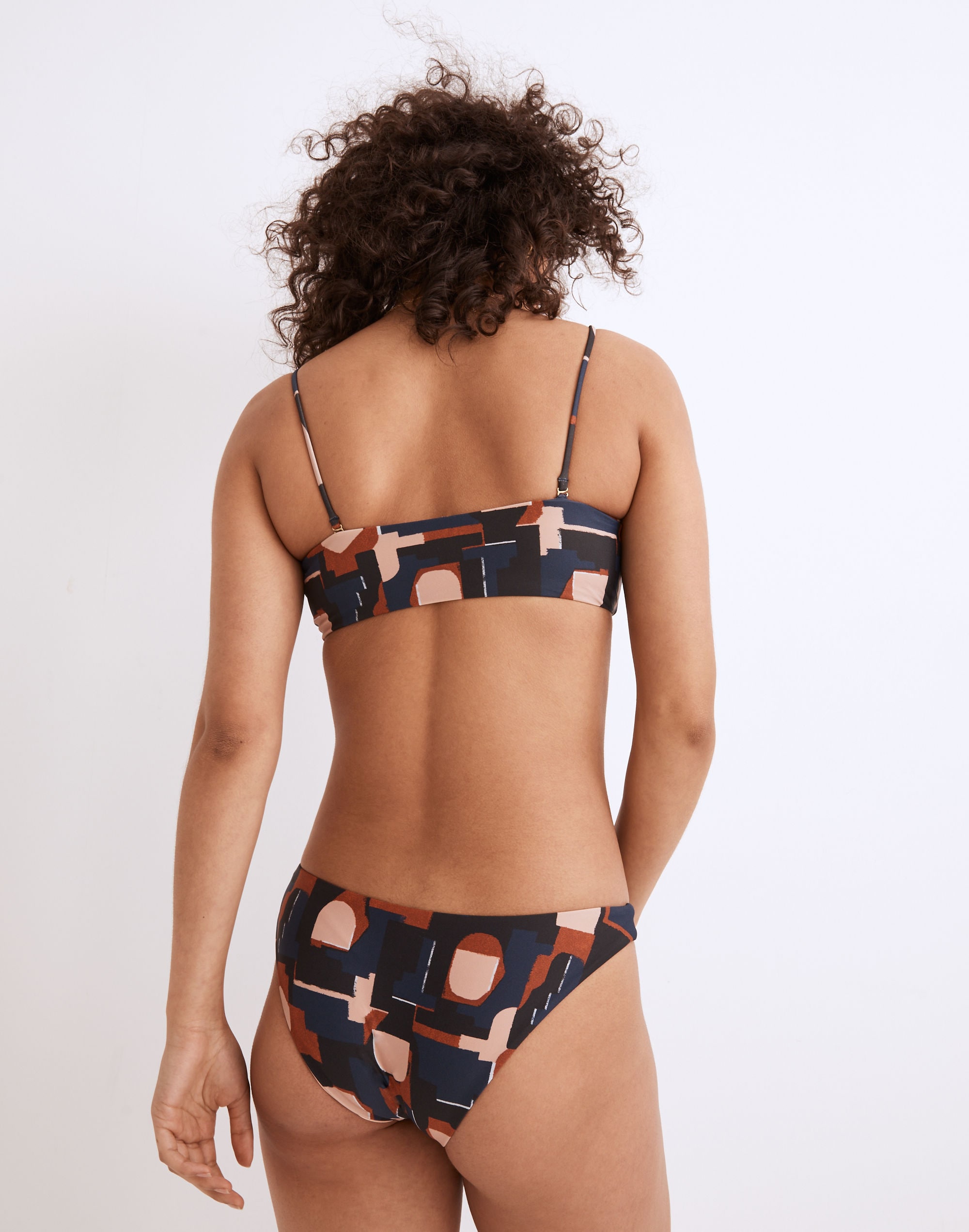 Madewell Second Wave Classic Cheeky Bikini Bottom in Color Collage