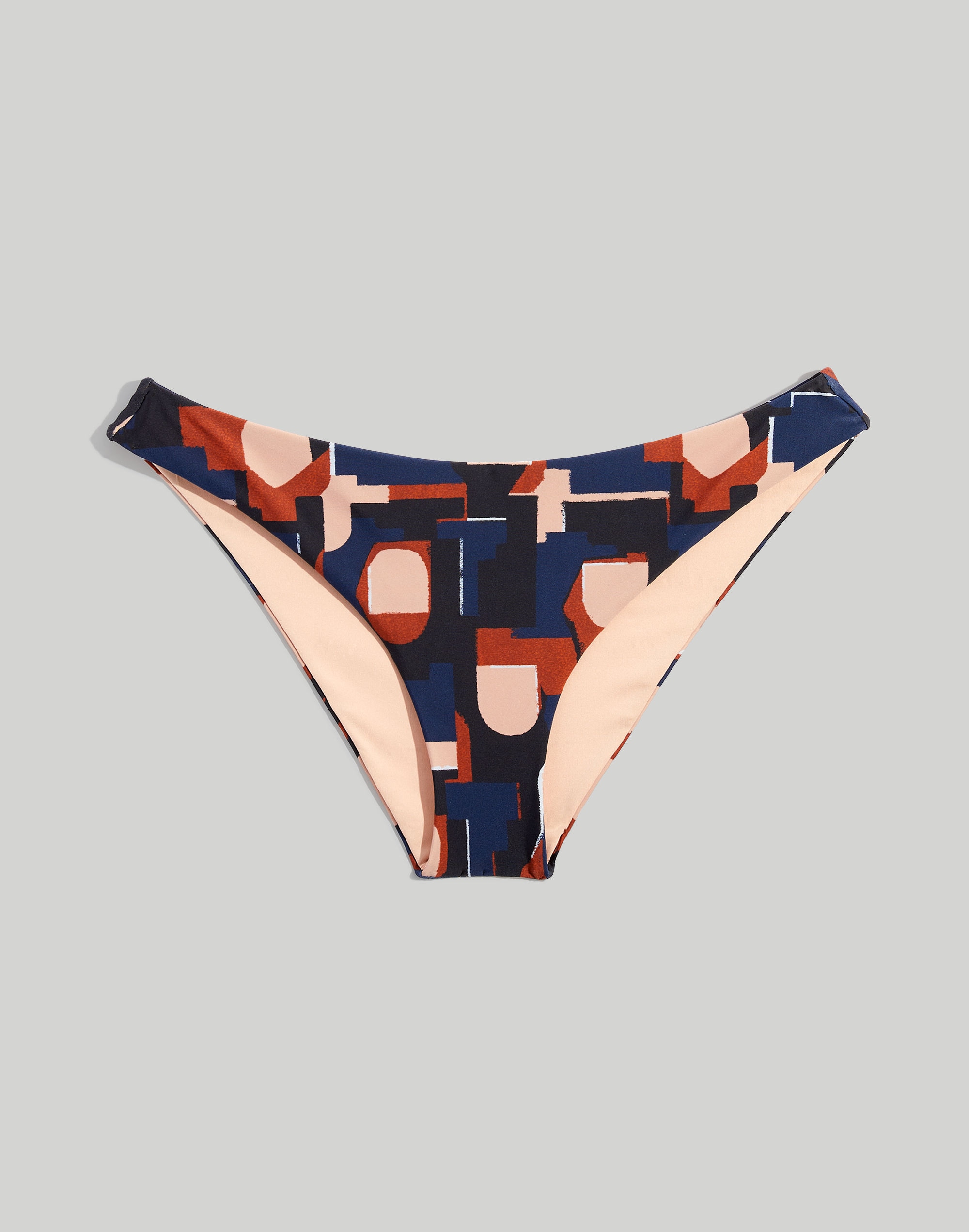 Madewell Second Wave Classic Cheeky Bikini Bottom in Color Collage