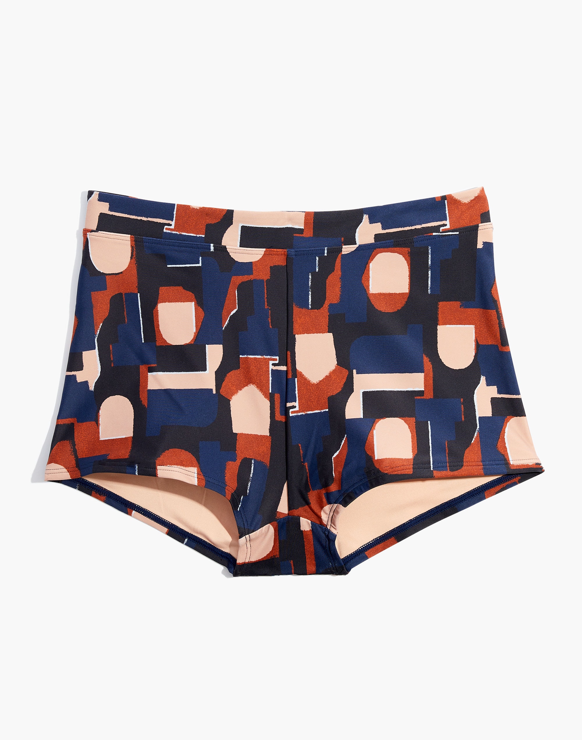 Madewell Second Wave Bikini Shorts Bottom in Color Collage