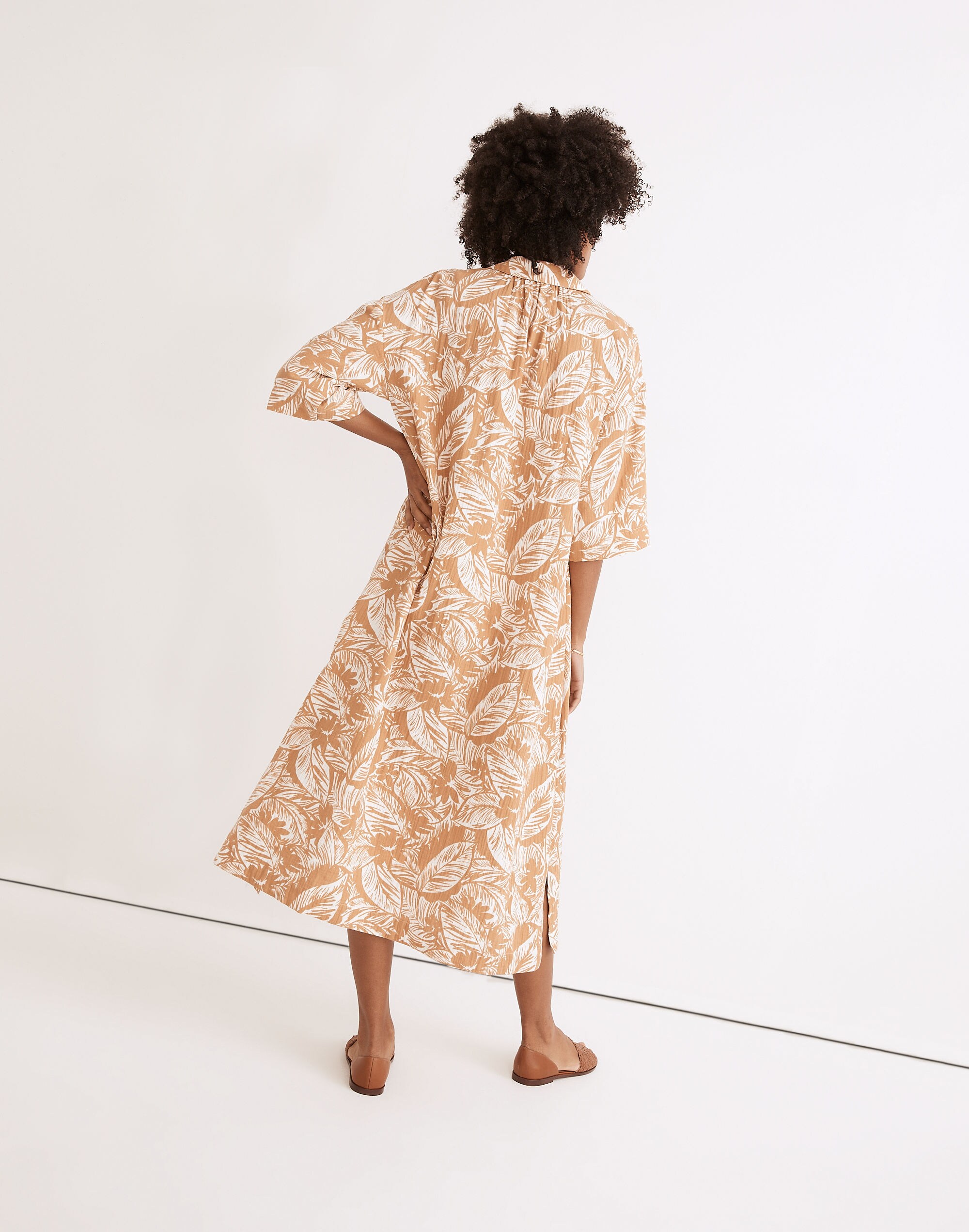 Lightestspun Cover-Up Maxi Shirtdress