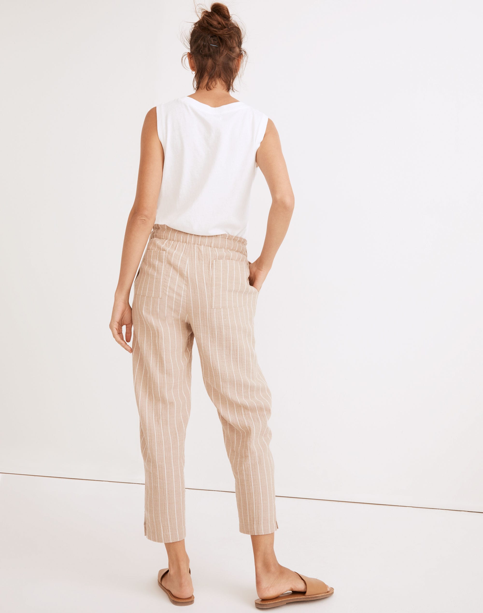 Lightestspun Beach Cover-Up Pants in Stripe