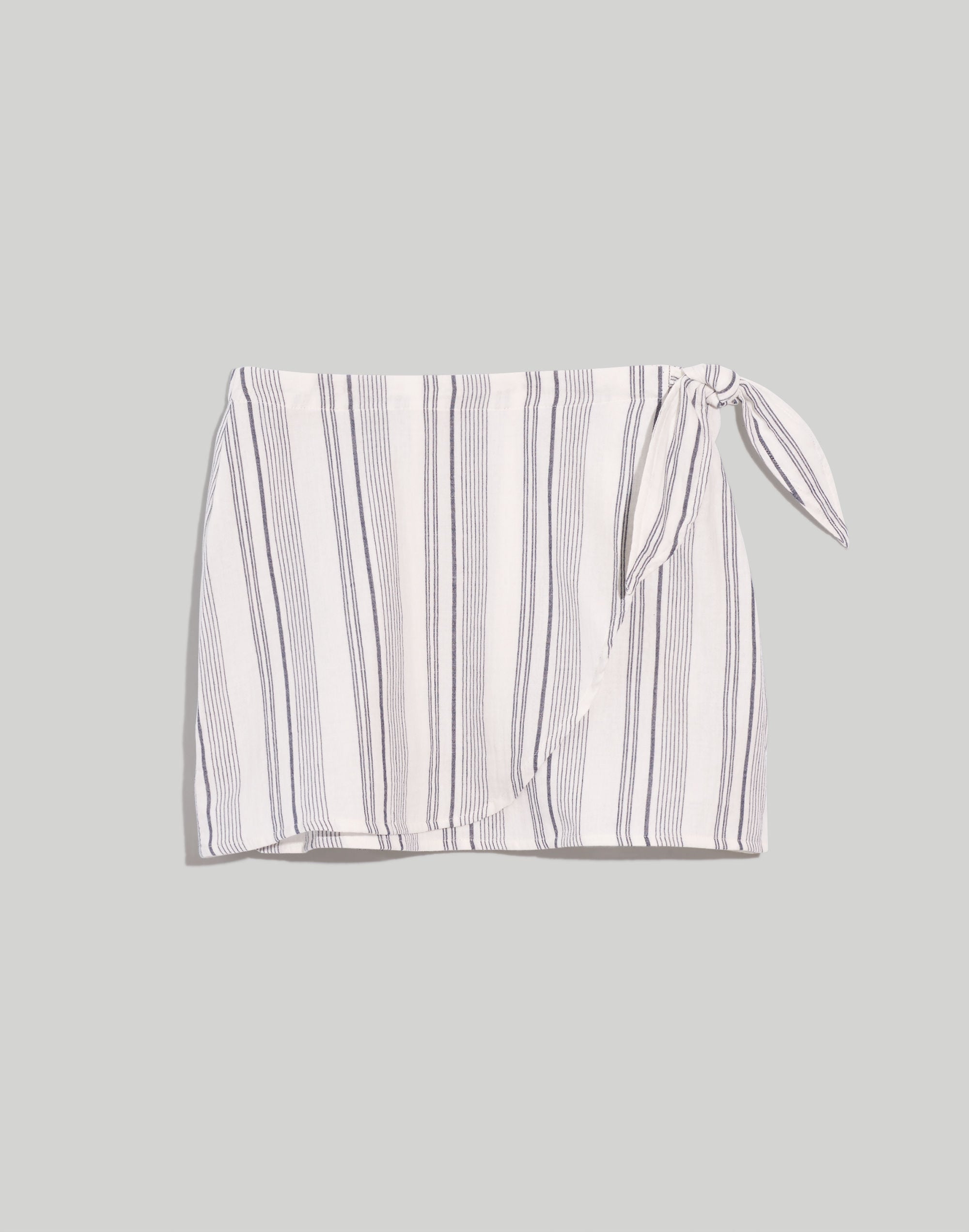 Cover-Up Wrap Skirt in Stripe