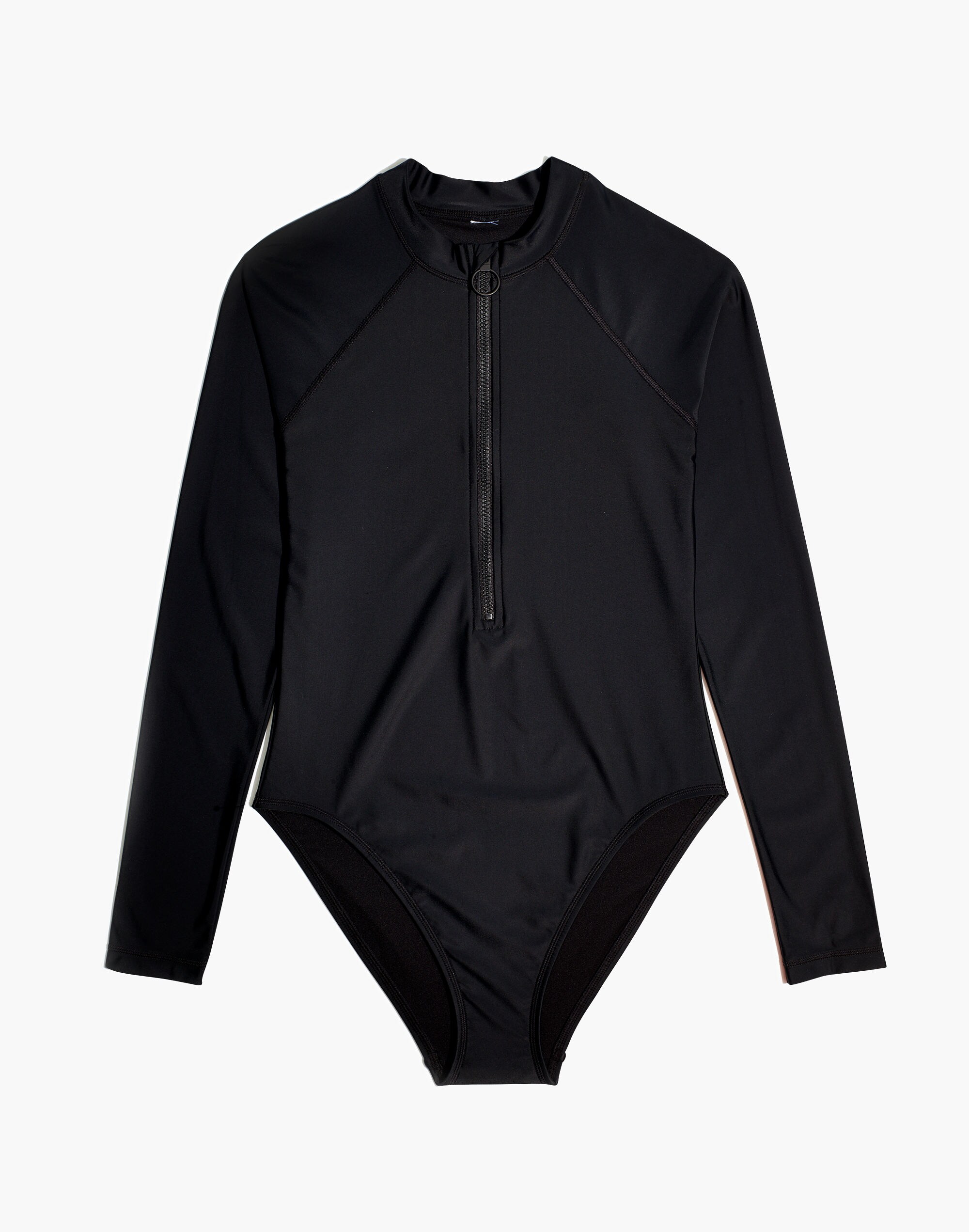 Madewell Second Wave Rash Guard One-Piece Swimsuit