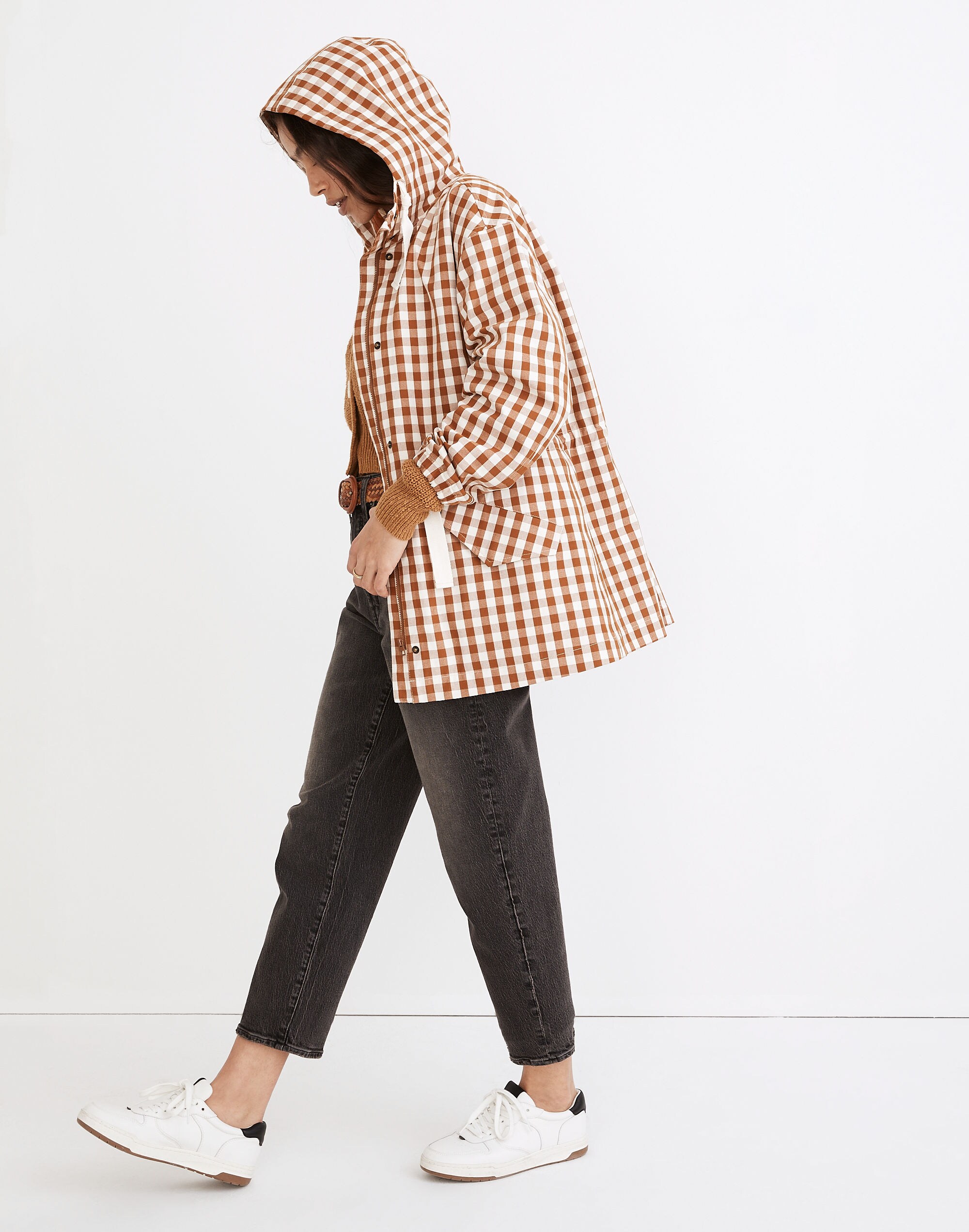 Raincloud Raincoat in Gingham