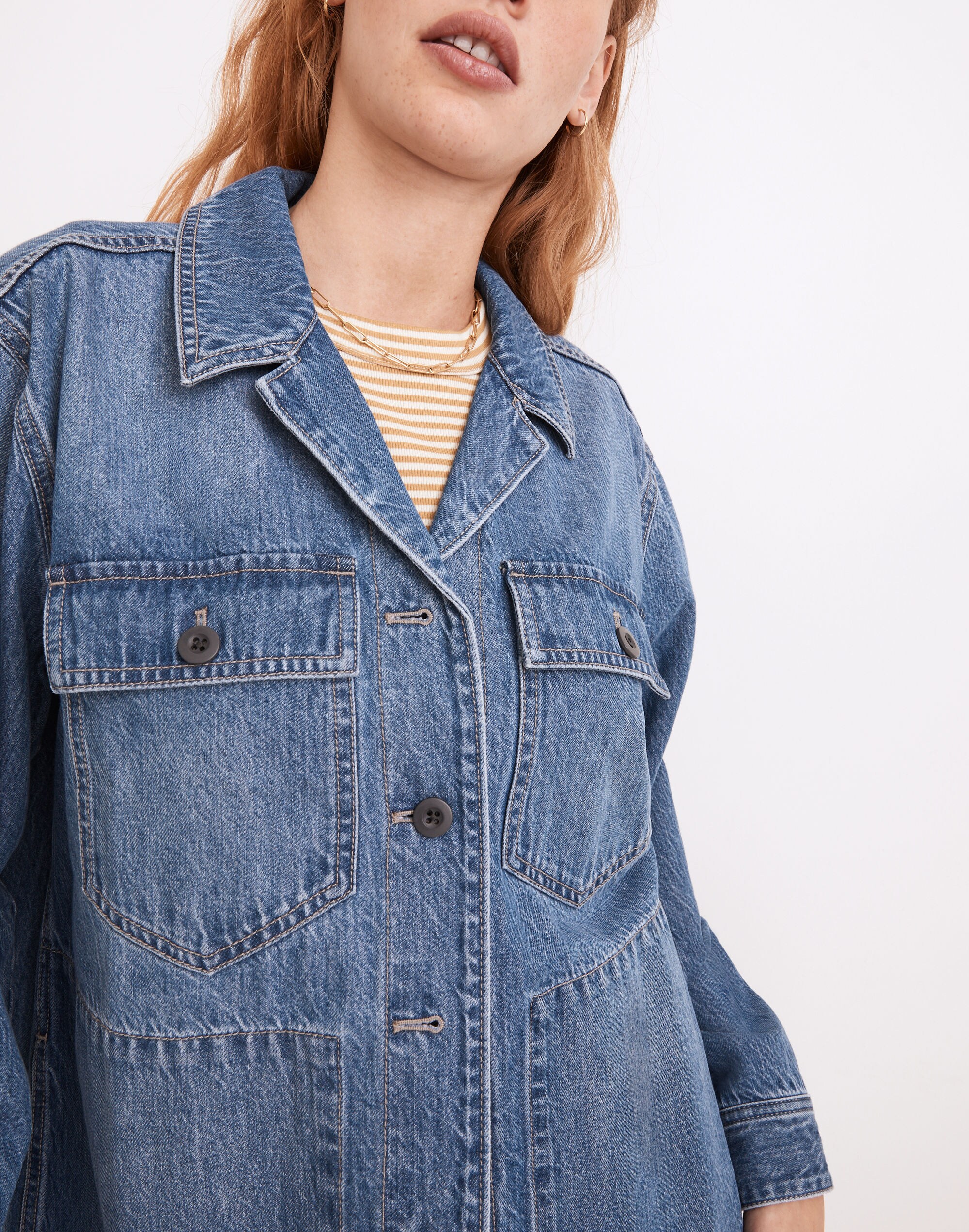 Denim Drakefield Shirt-Jacket