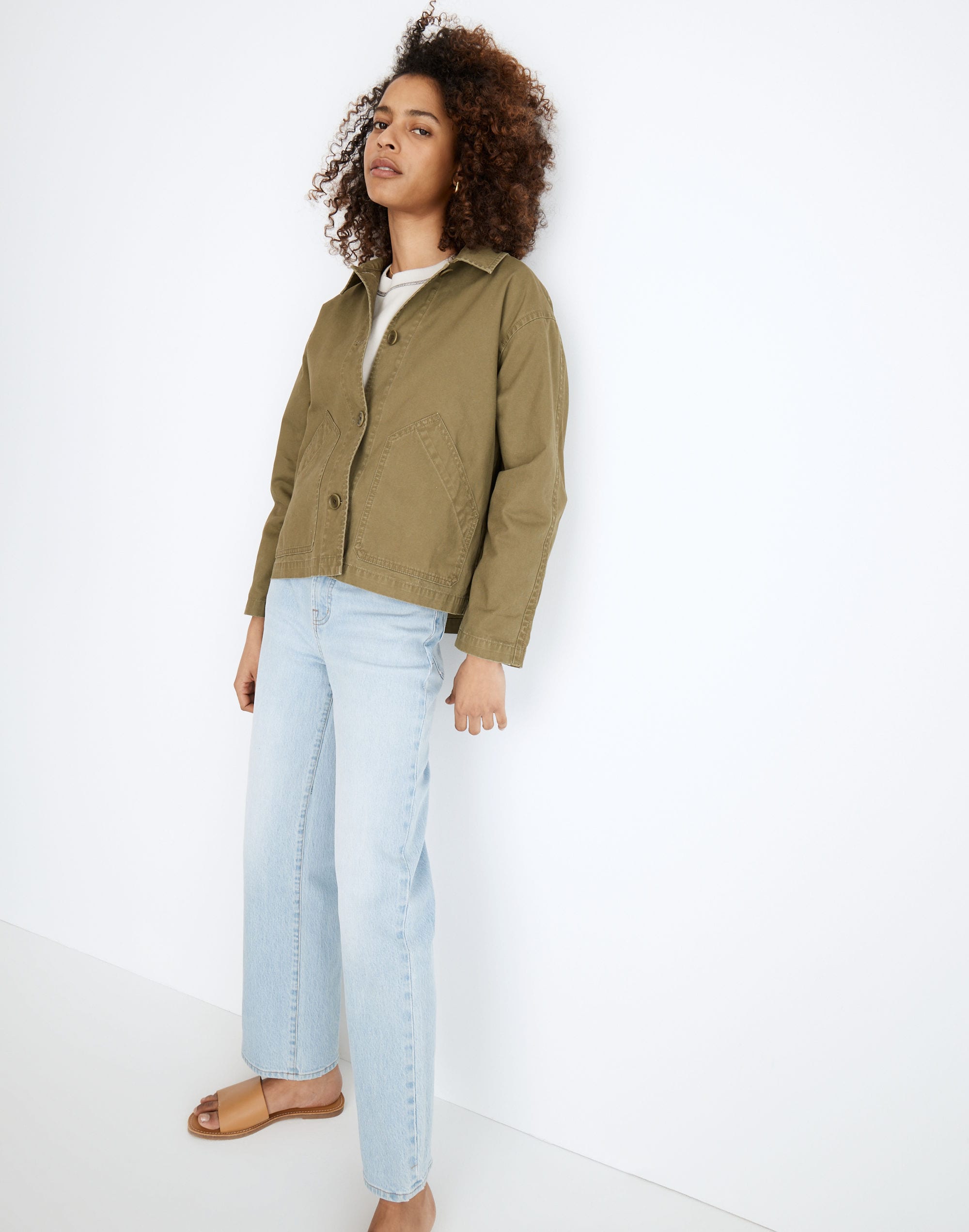 Baylow Cropped Chore Jacket