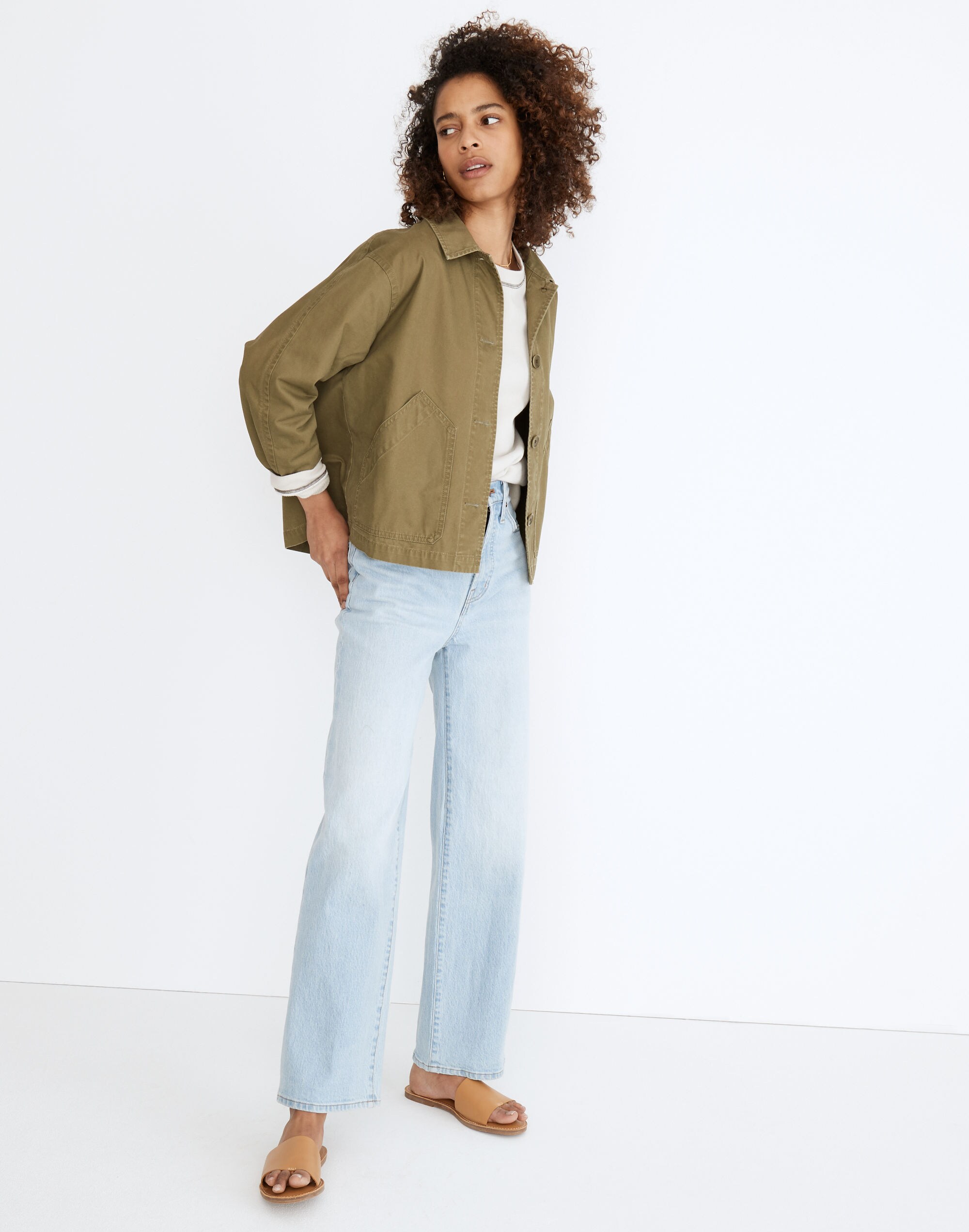 baylow cropped chore jacket