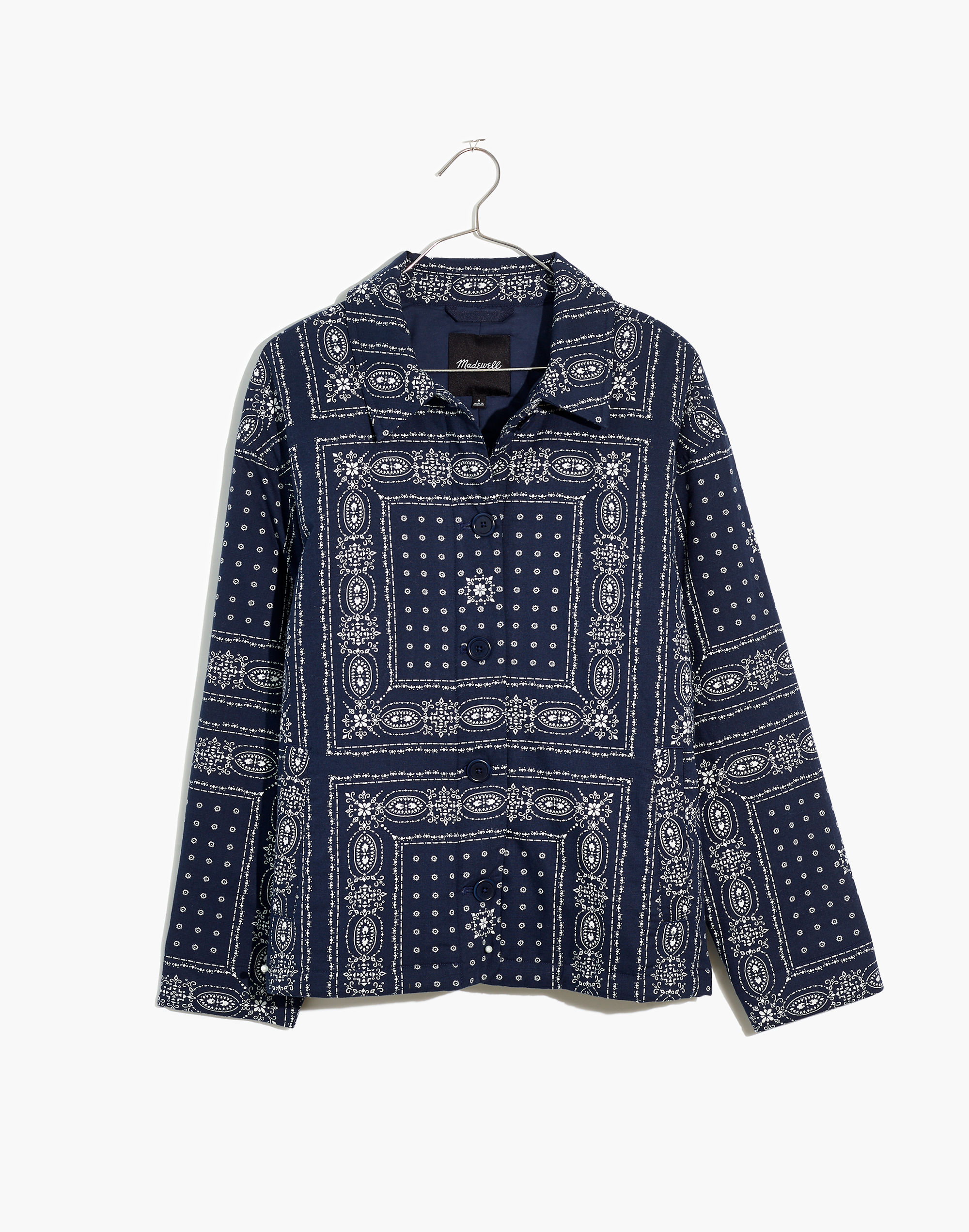 Padded Chore Jacket in Vintage Bandana