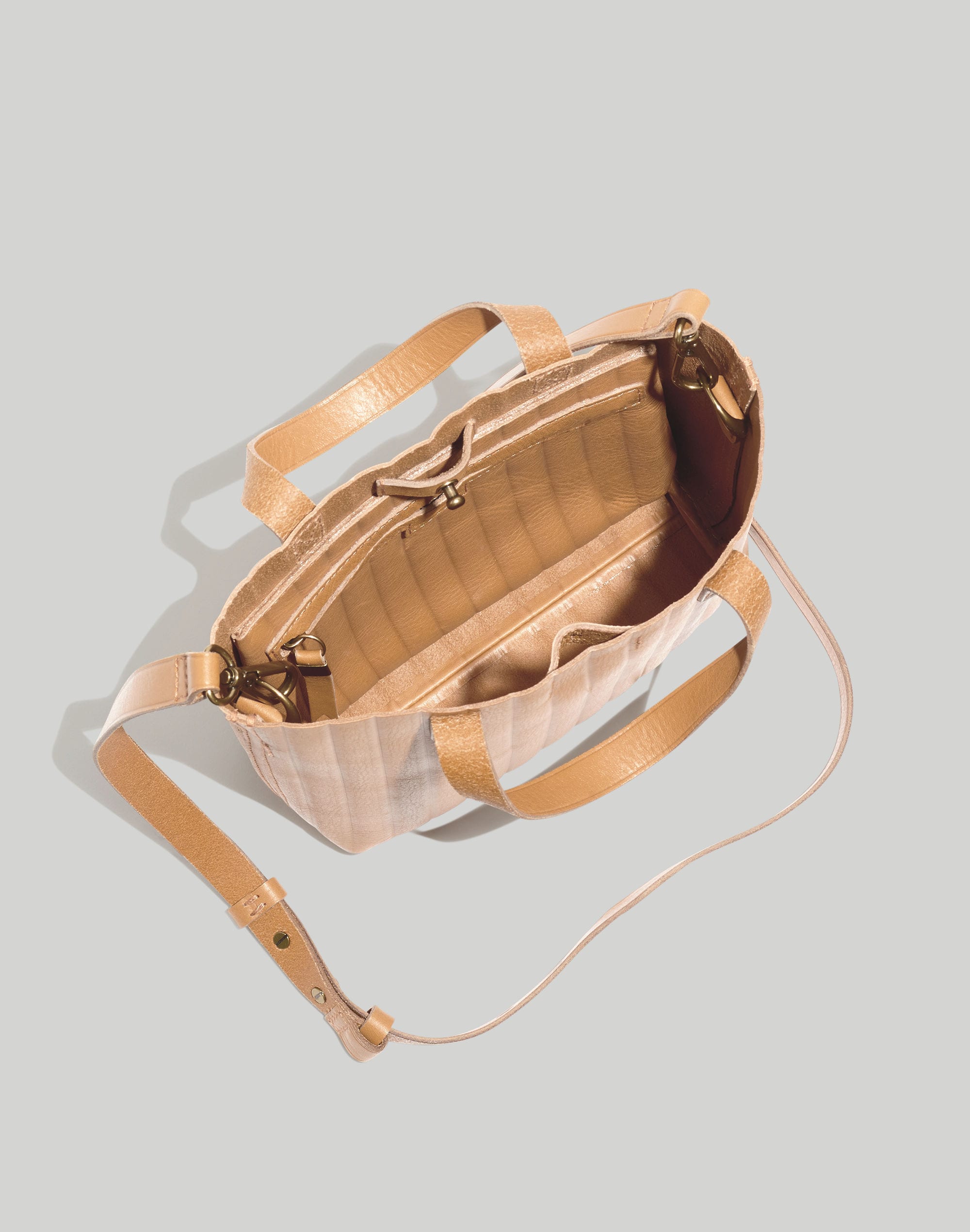 The Mini Transport Crossbody: Bubble Pleat Edition