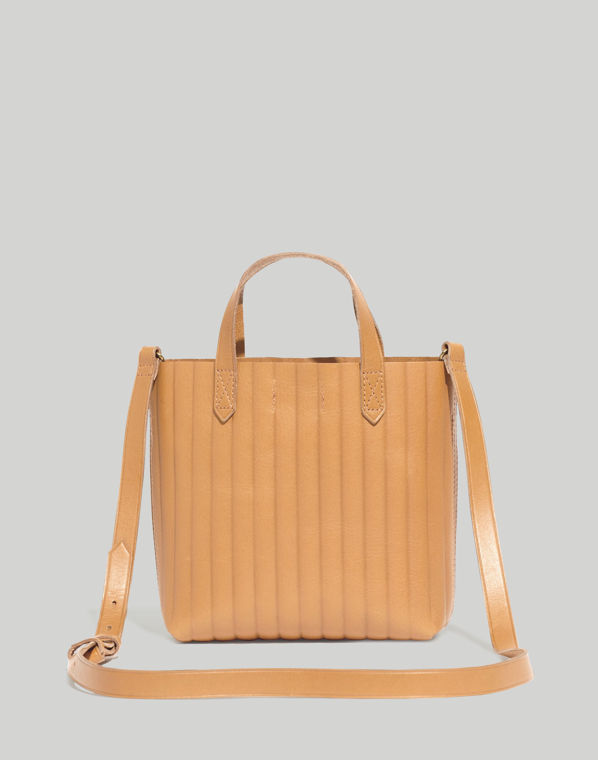 the mini transport crossbody: bubble pleat edition
