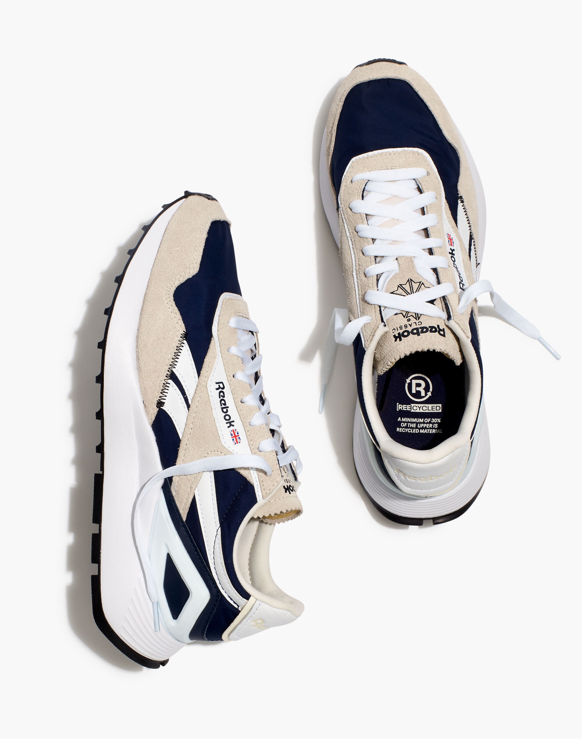 Reebok&reg; Classic Legacy AZ Sneakers in Chalk and Paperwhite