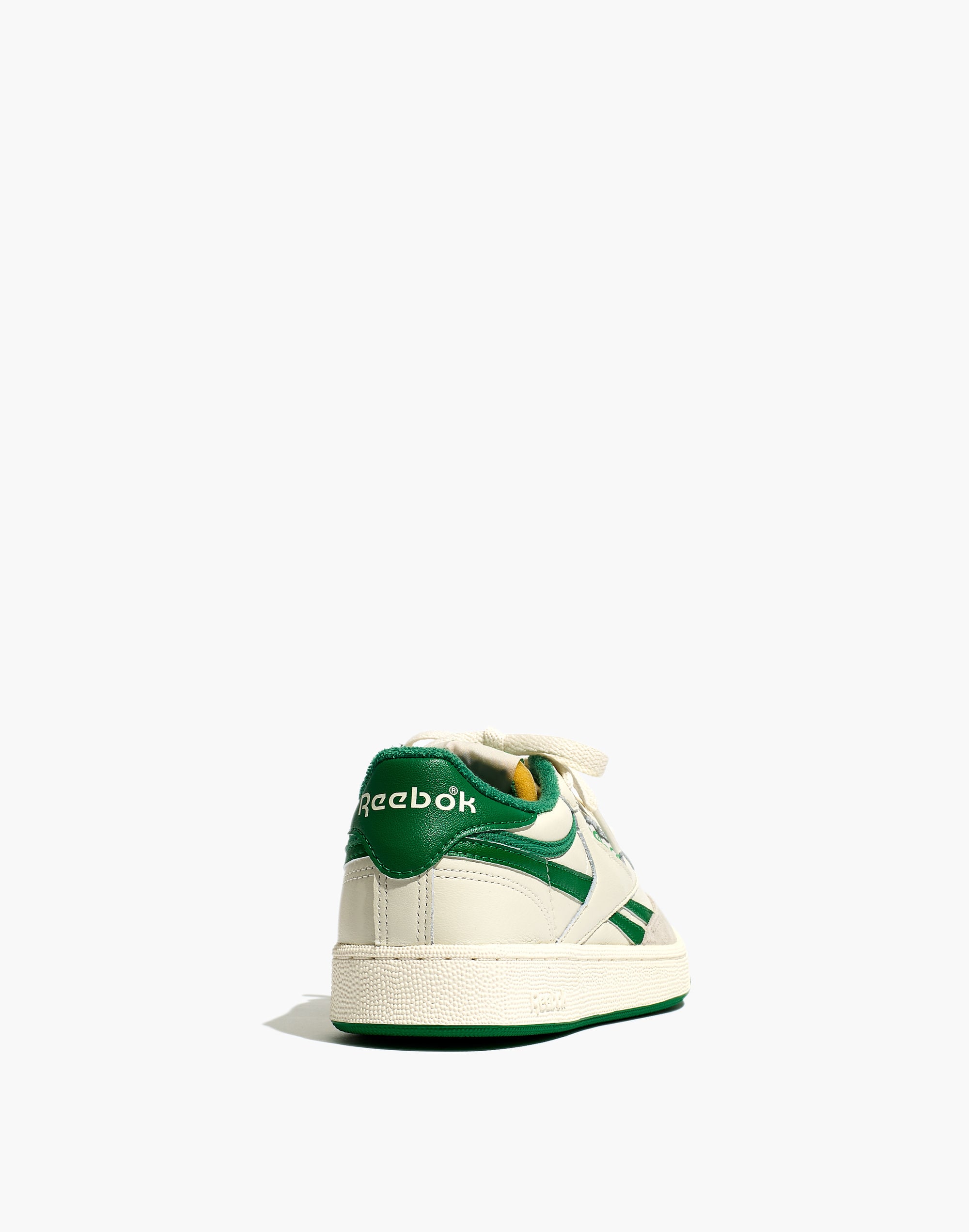 Reebok&reg; Club C Revenge Vintage Sneakers in Chalk and Glen Green