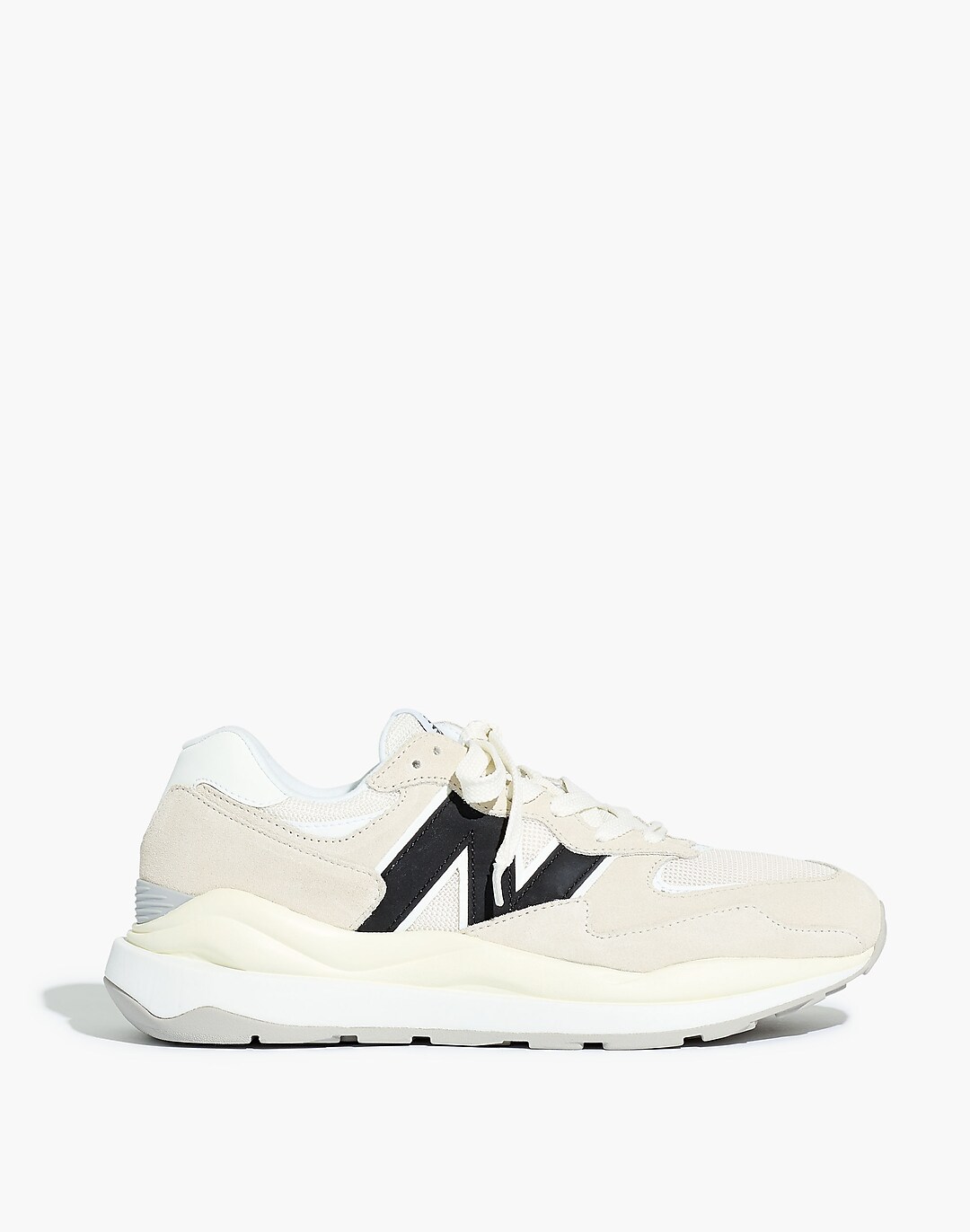 New Balance® 57/40 Sneakers in Sea Salt and Black