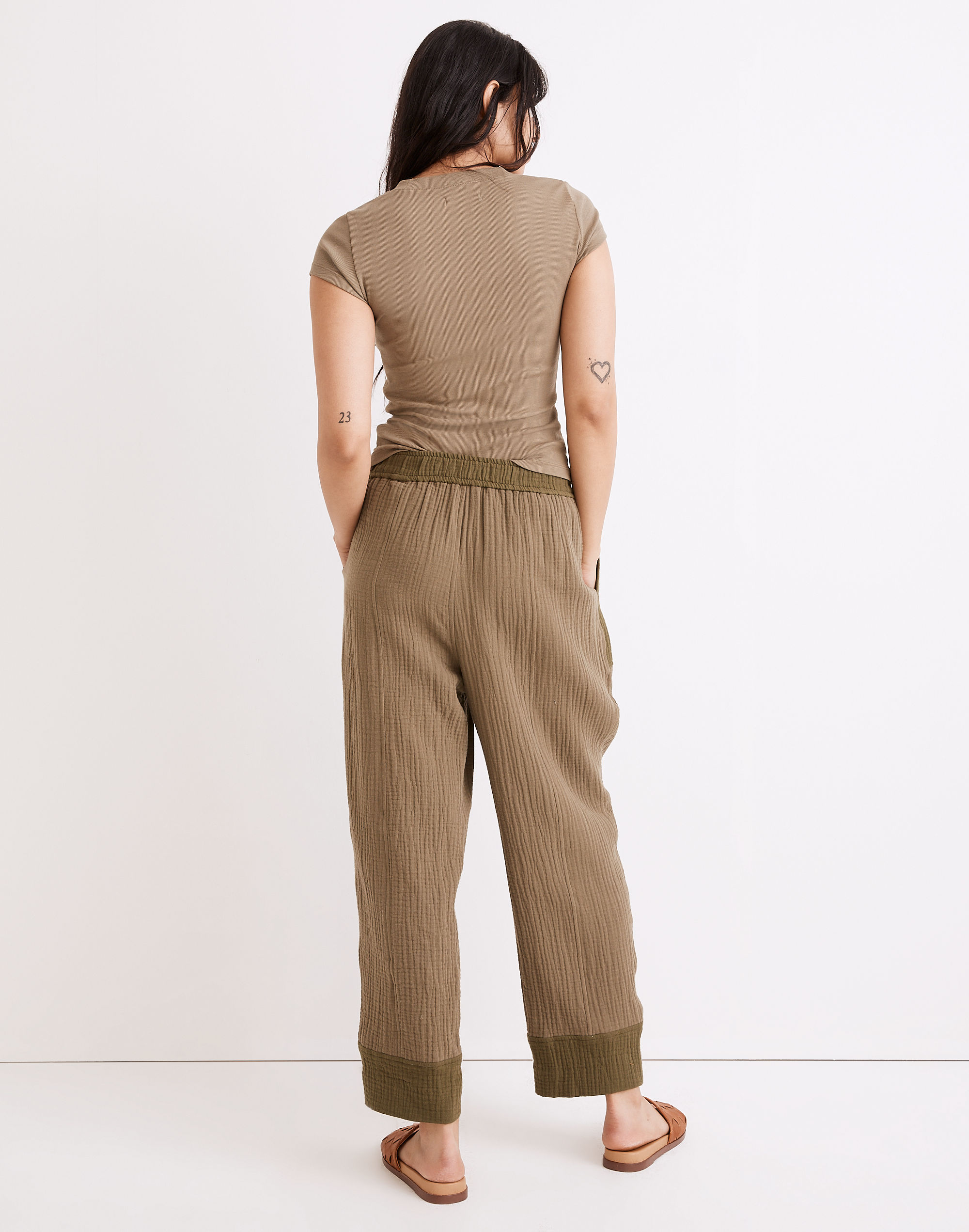 Lightspun Pull-On Balloon Pants in Colorblock