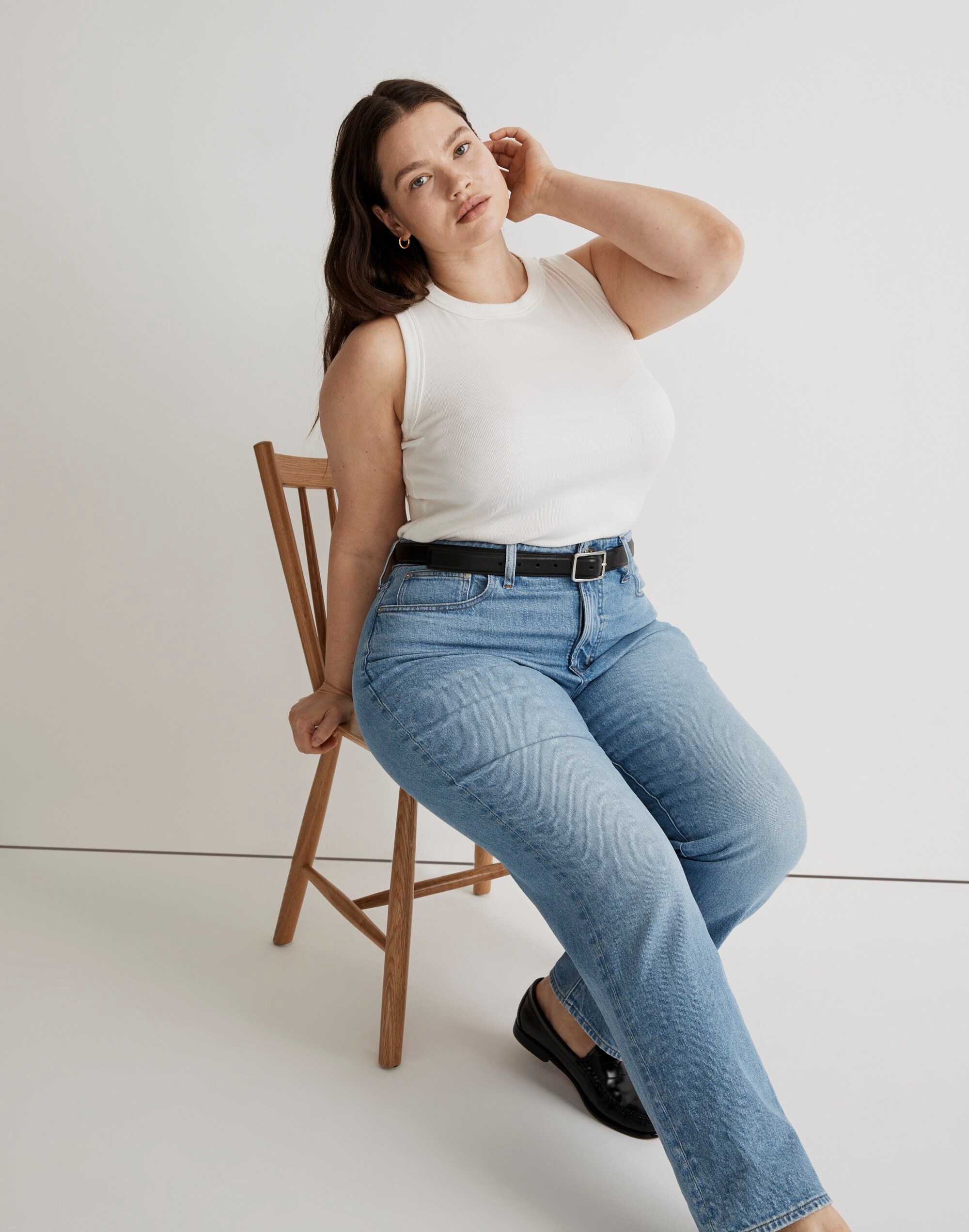 Plus Supima&reg; Rib Cutaway Tank