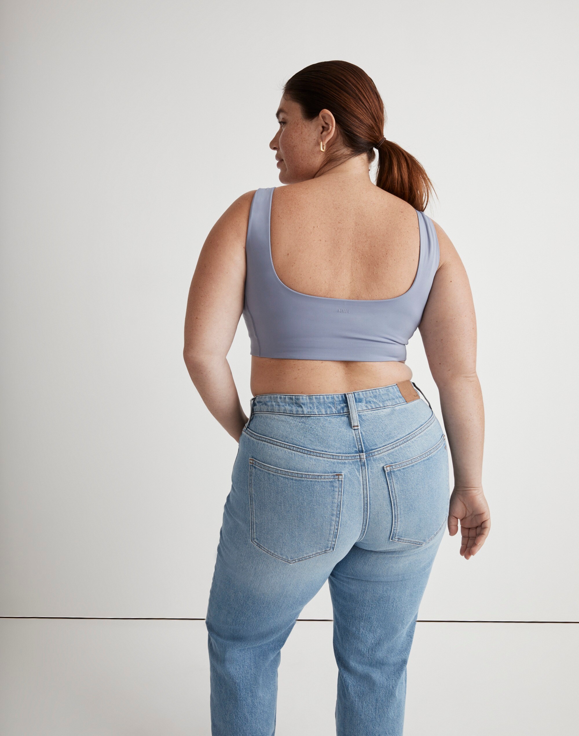 Plus MWL Flex Square-Neck Sports Bra