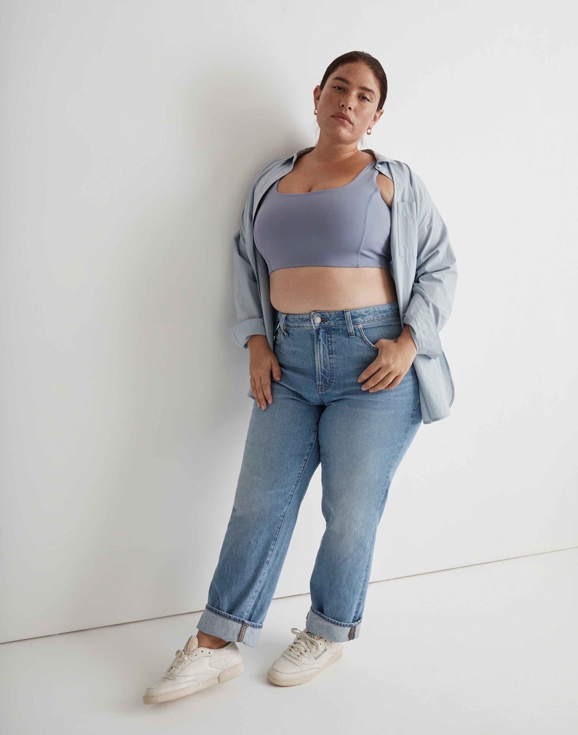 Plus MWL Flex Square-Neck Sports Bra