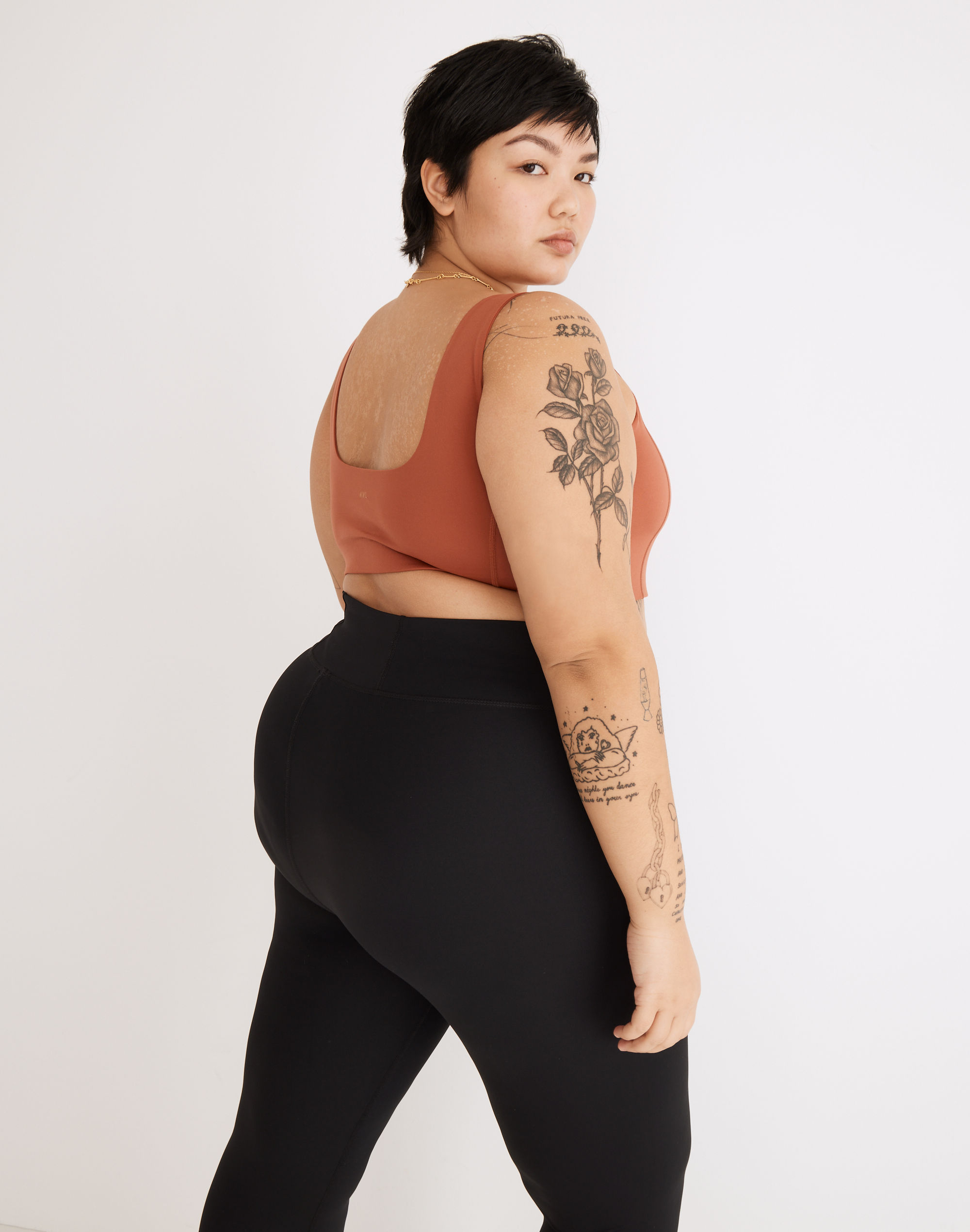 Plus MWL Flex Square-Neck Sports Bra