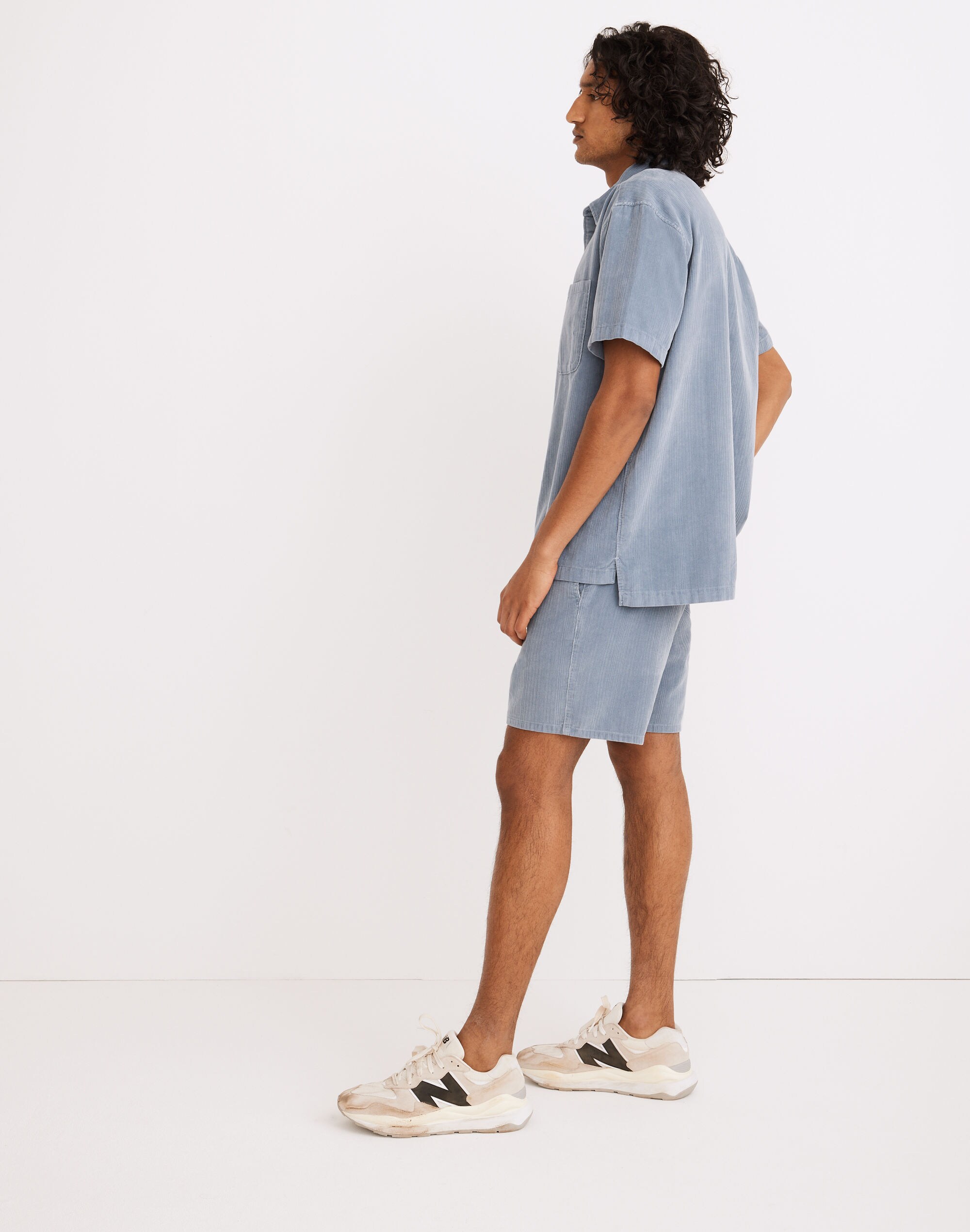 6 1/2" Variegated Corduroy Shorts