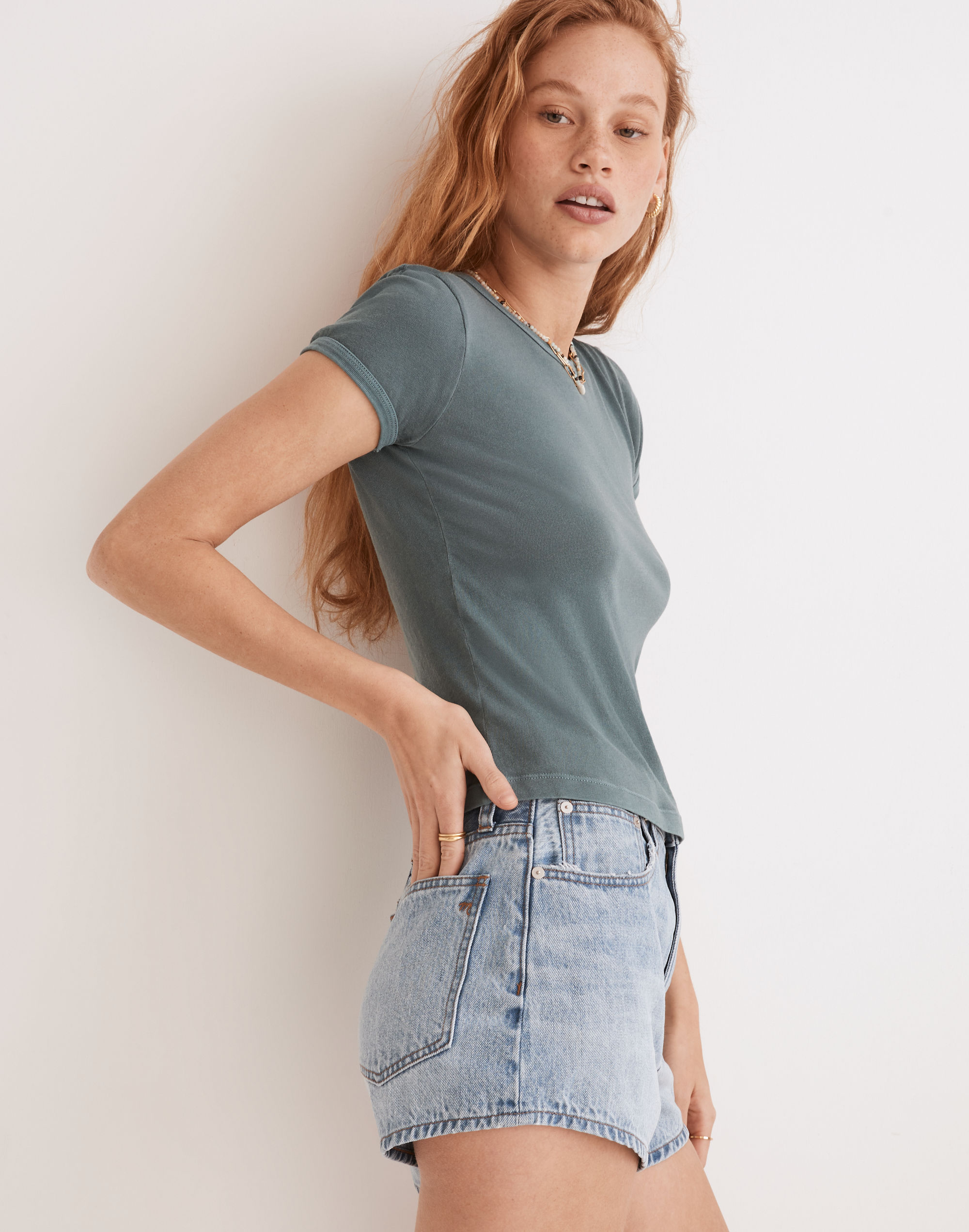 Rivet &amp; Thread Garment-Dyed Baby Tee