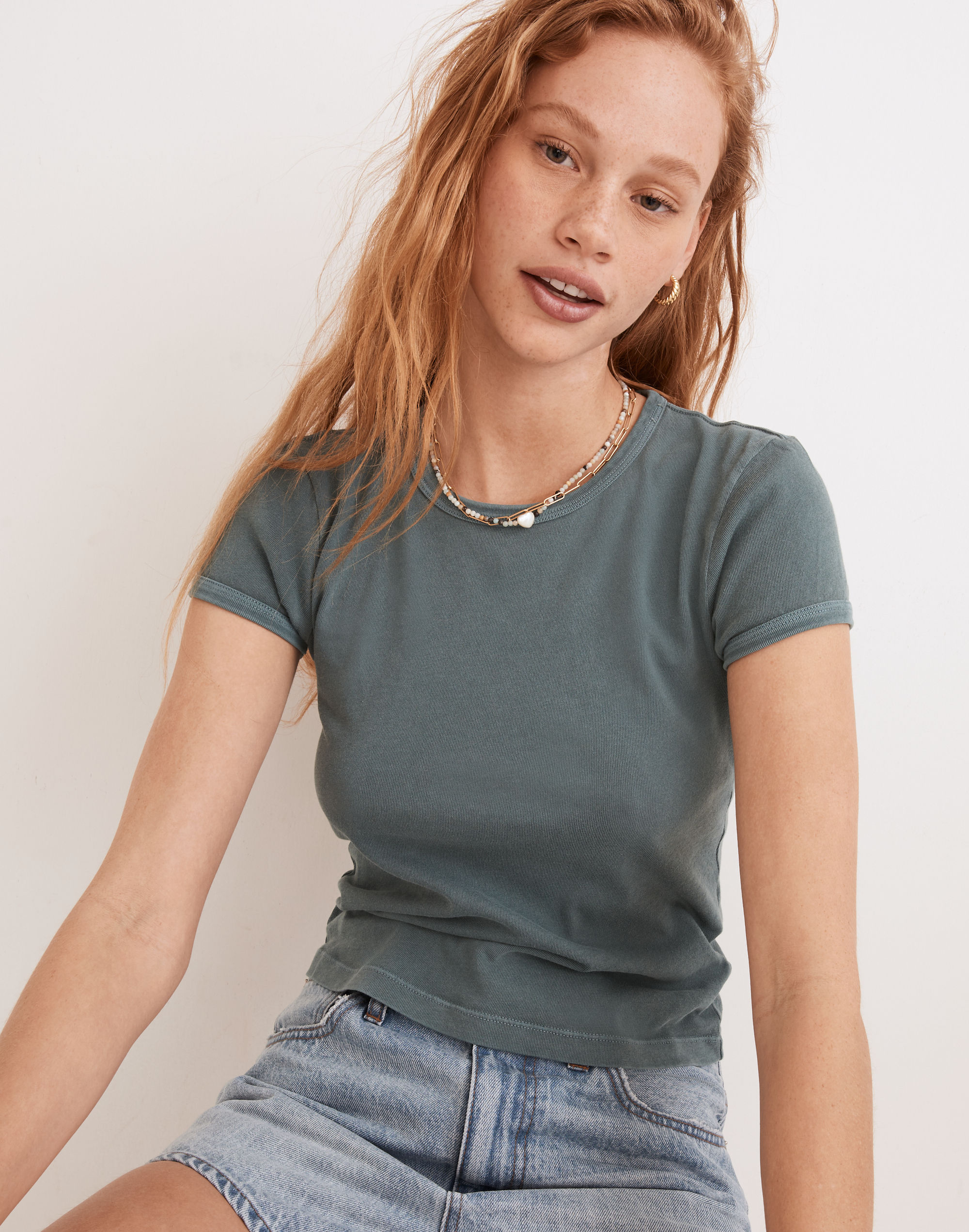 Rivet &amp; Thread Garment-Dyed Baby Tee