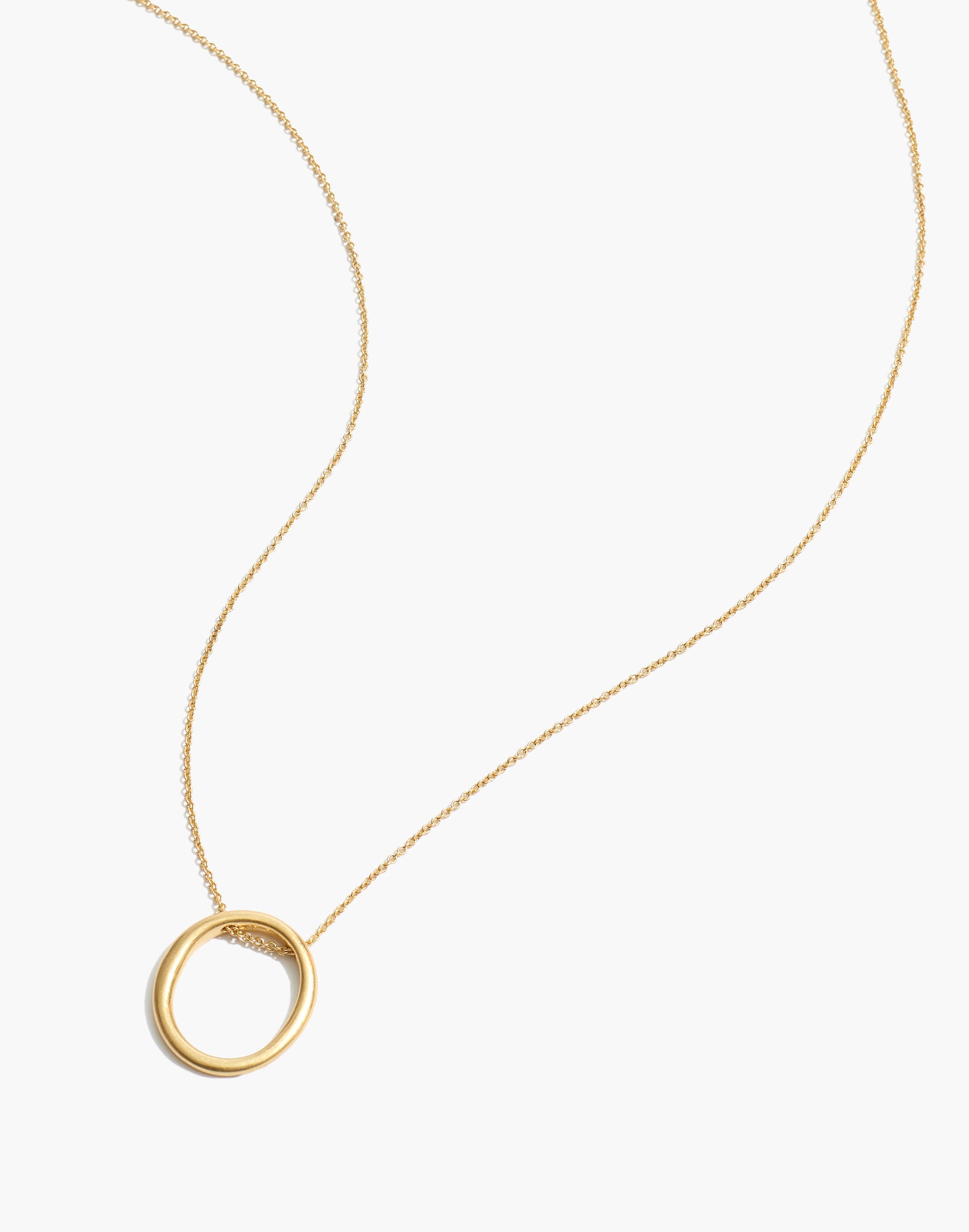 Oval Pendant Necklace