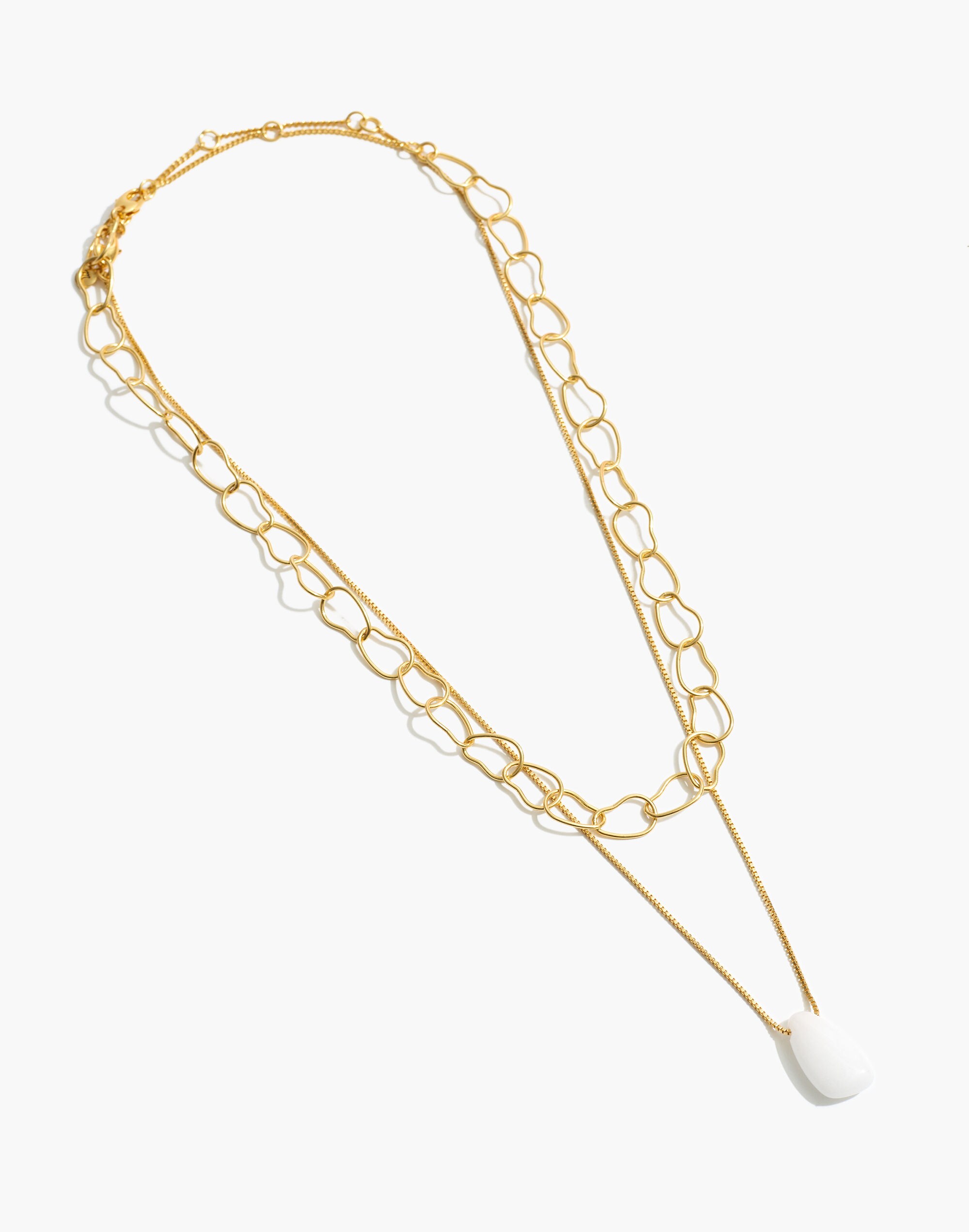 Stone Collection Jade Pendant Necklace Set