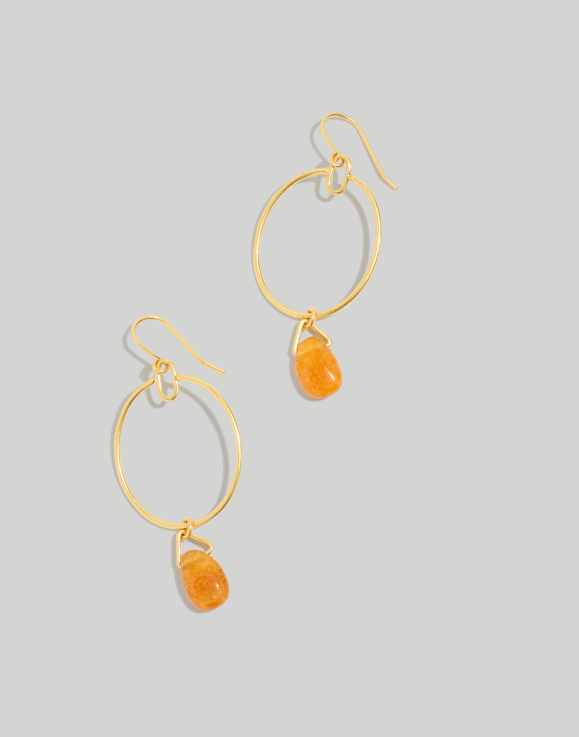 Stone Collection Chrysoprase Statement Earrings