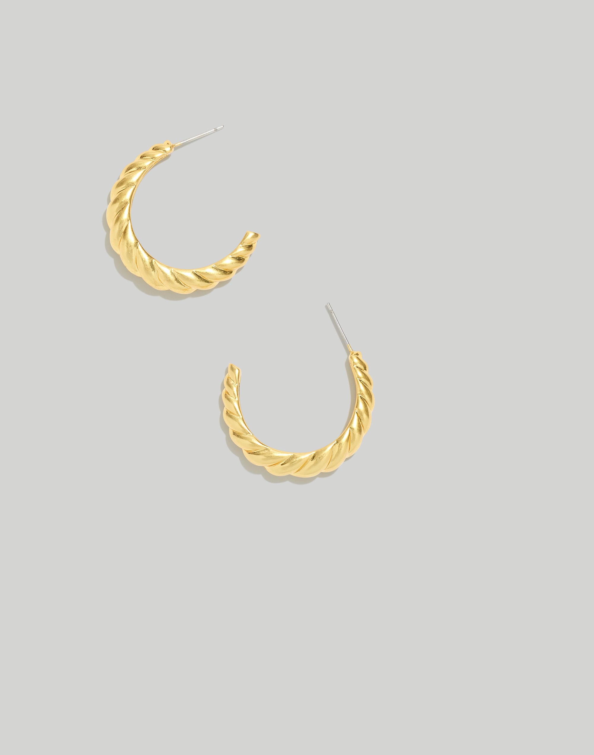 Puffed Large Hoop Earrings