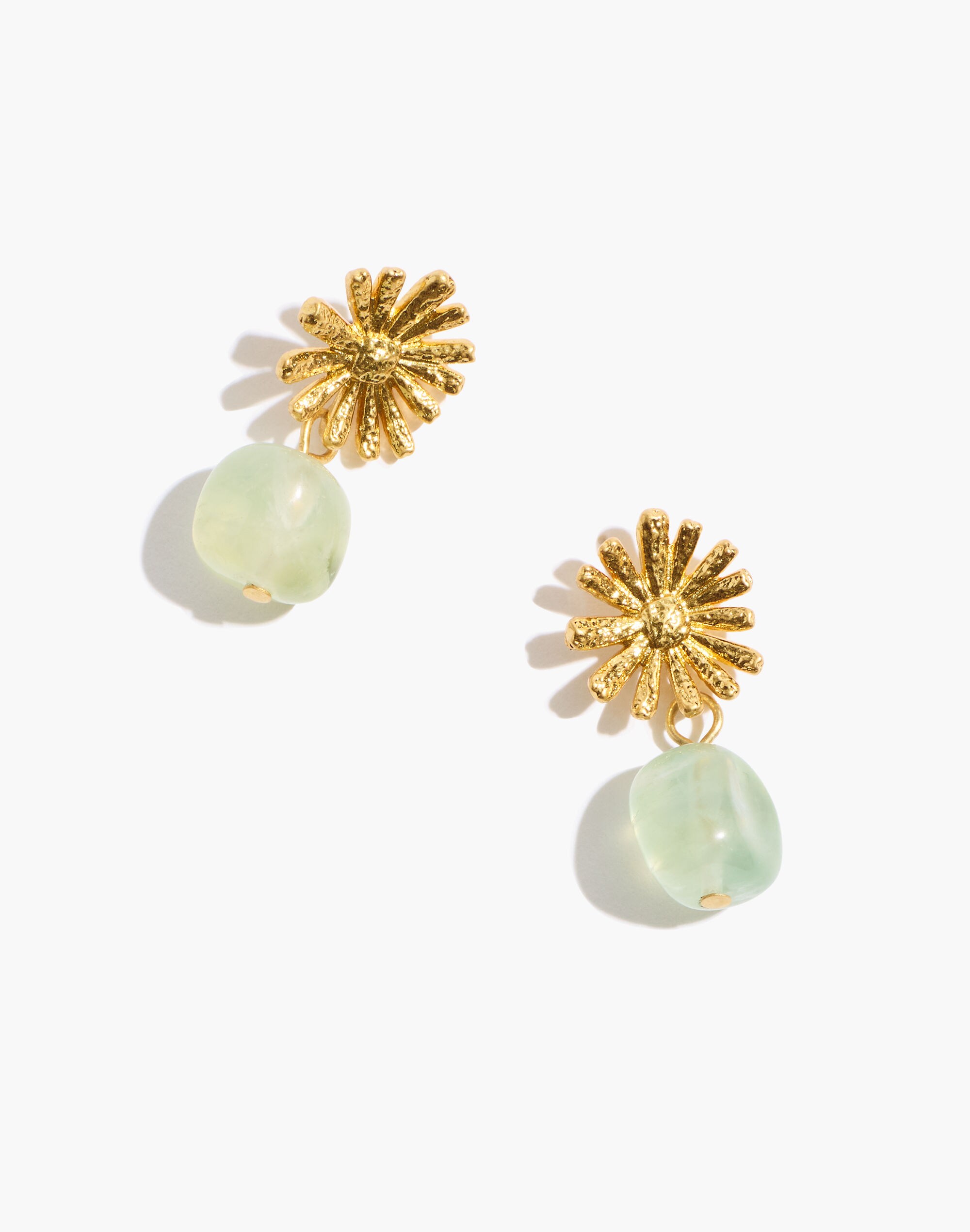 Mojave Daisy Jade Drop Earrings