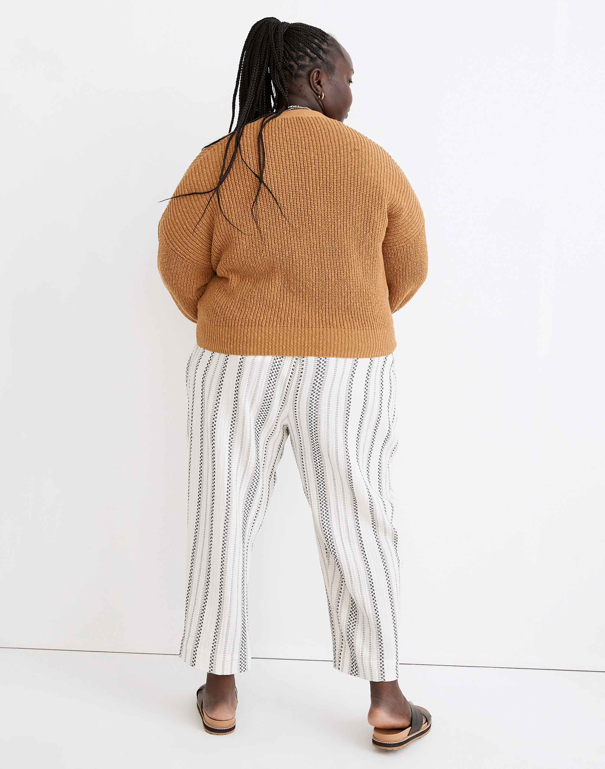 Plus Greywood Crop Cardigan Sweater