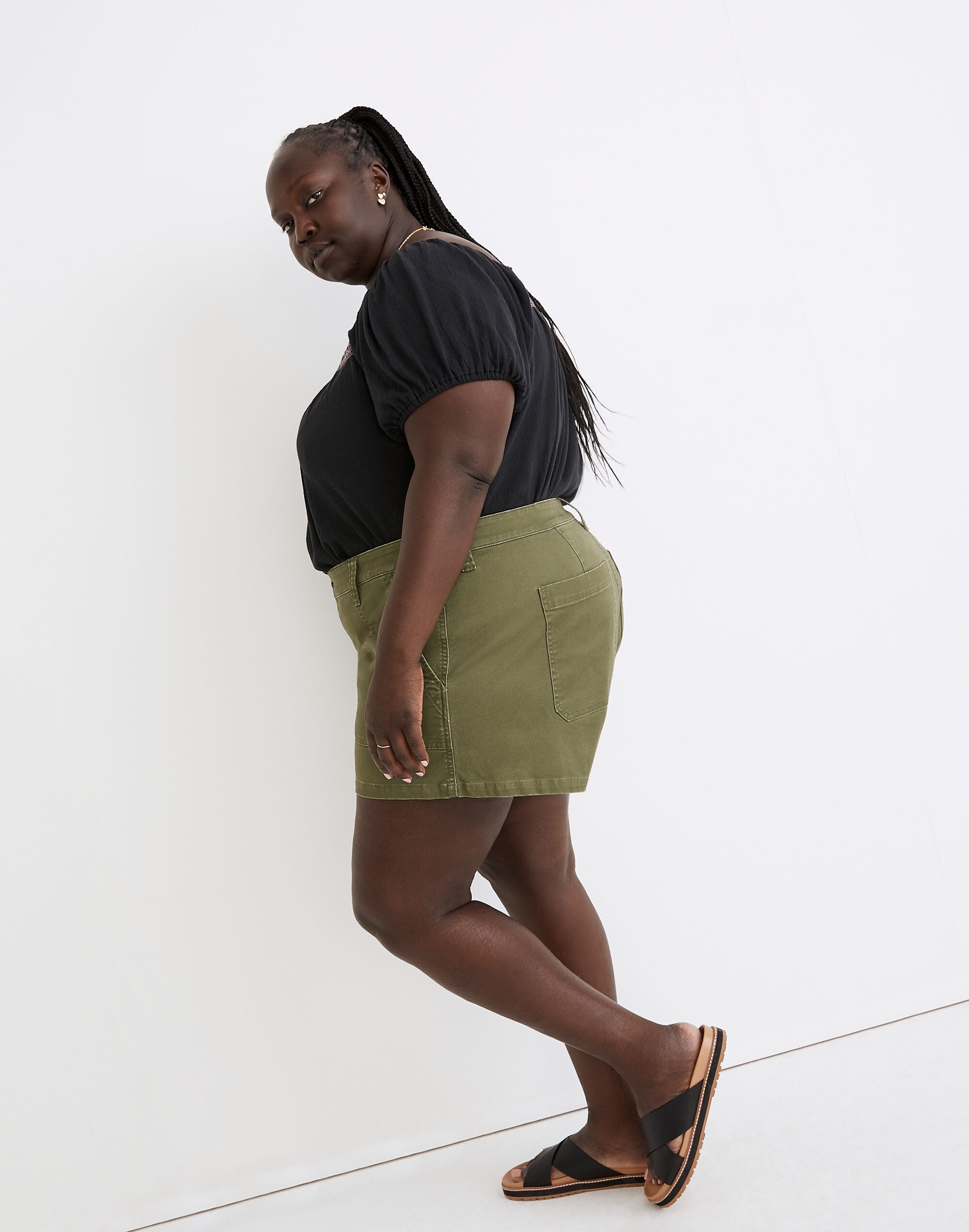 Plus The Perfect Vintage Fatigue Short